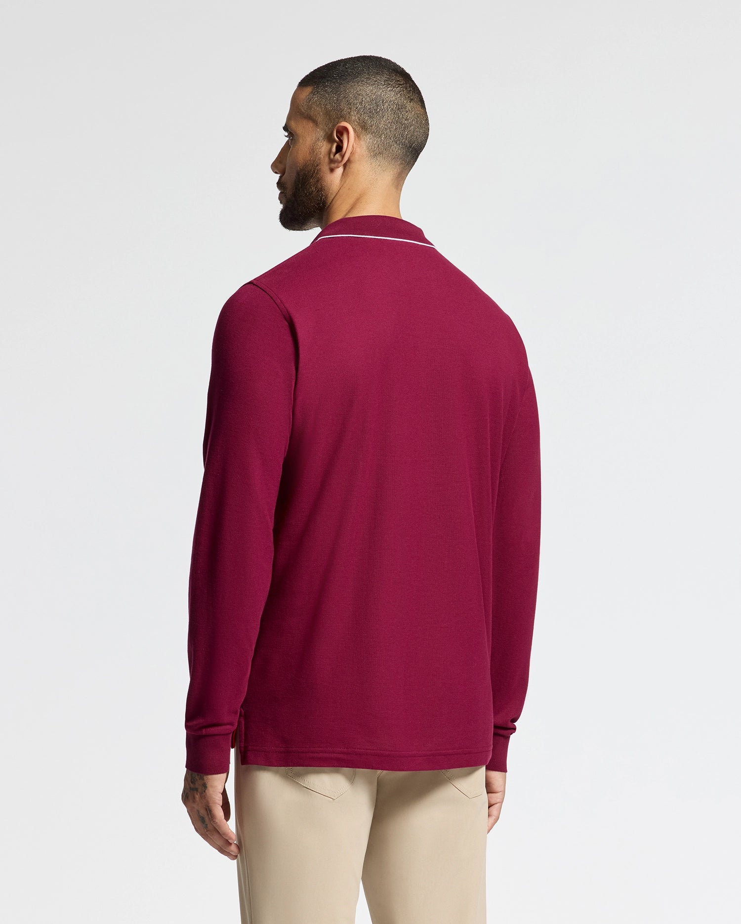 MENS CREEDE PIQUE JOHNNY COLLAR POLO - B6M265E200