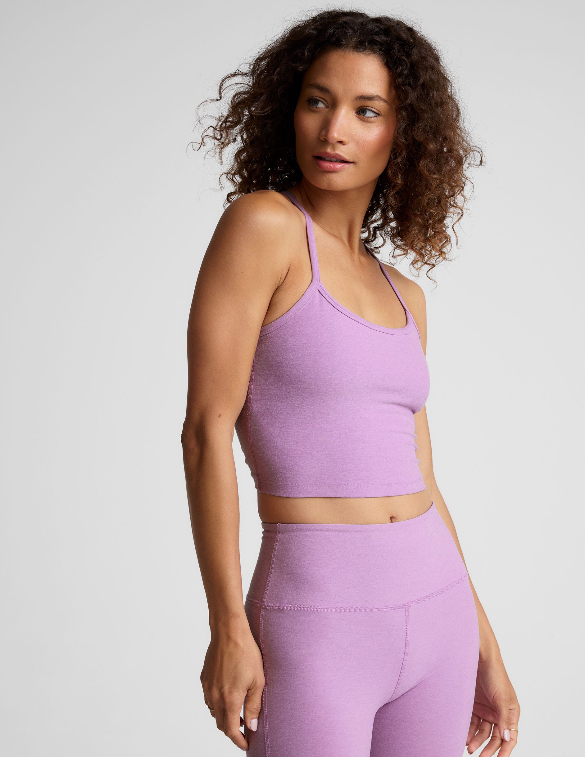 Spacedye Slim Racerback Cropped Tank
