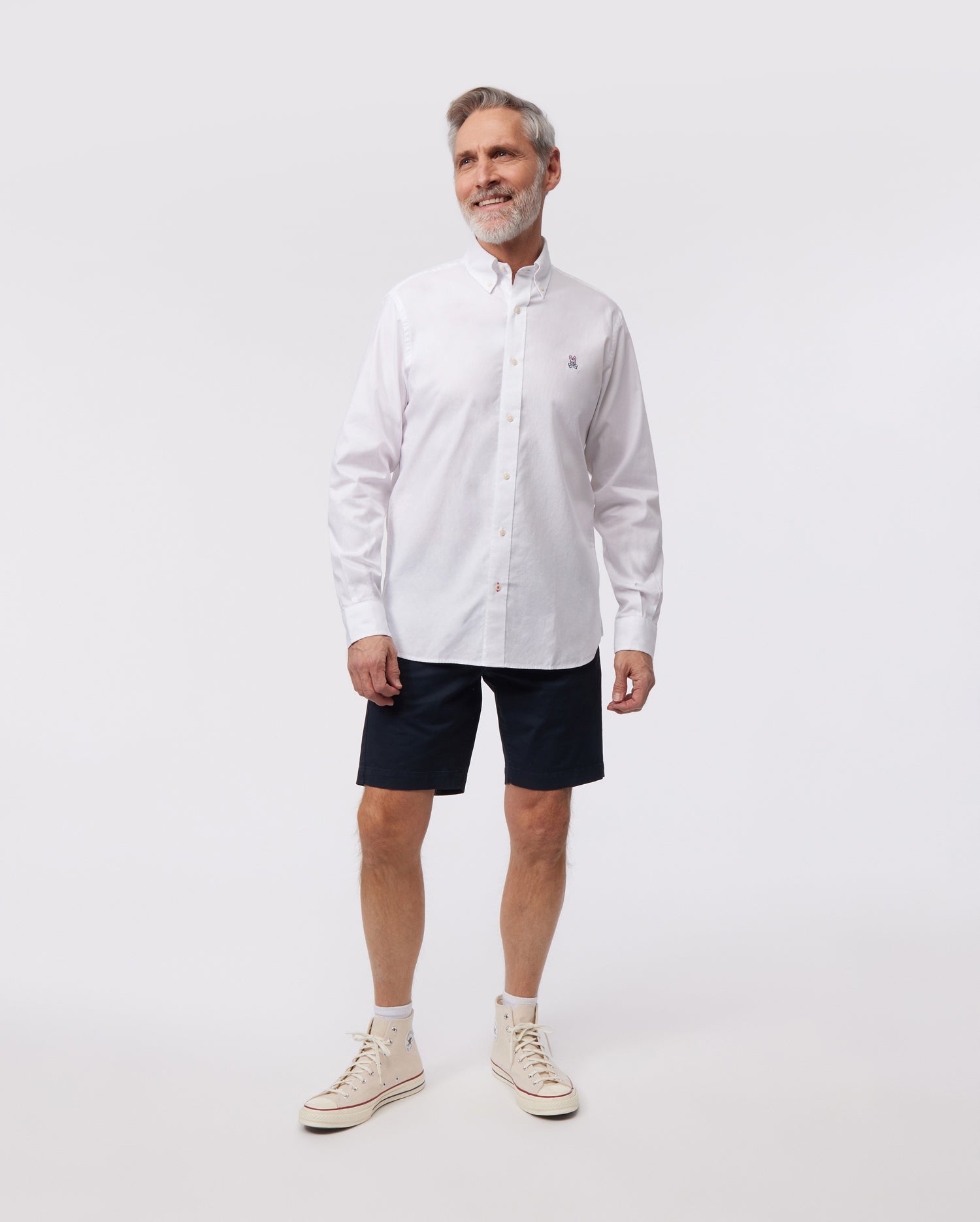MENS CLASSIC OXFORD LONG SLEEVE SHIRT - B6C655X1PC