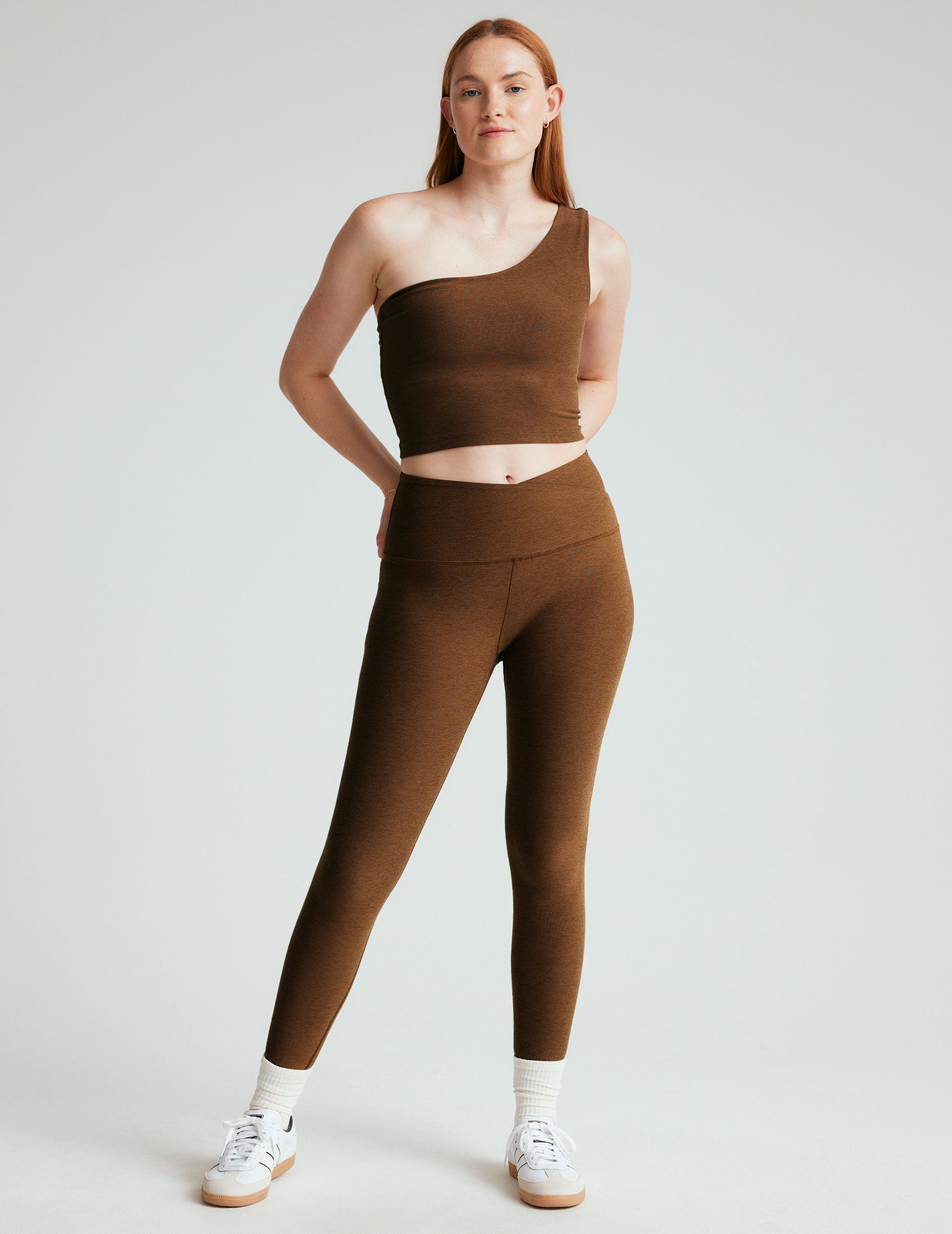 Spacedye The Bold Shoulder Cropped Tank