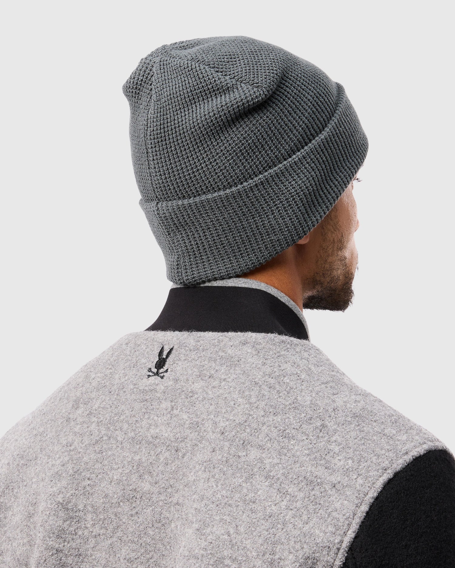MENS WAFFLE BEANIE - B6A873D200