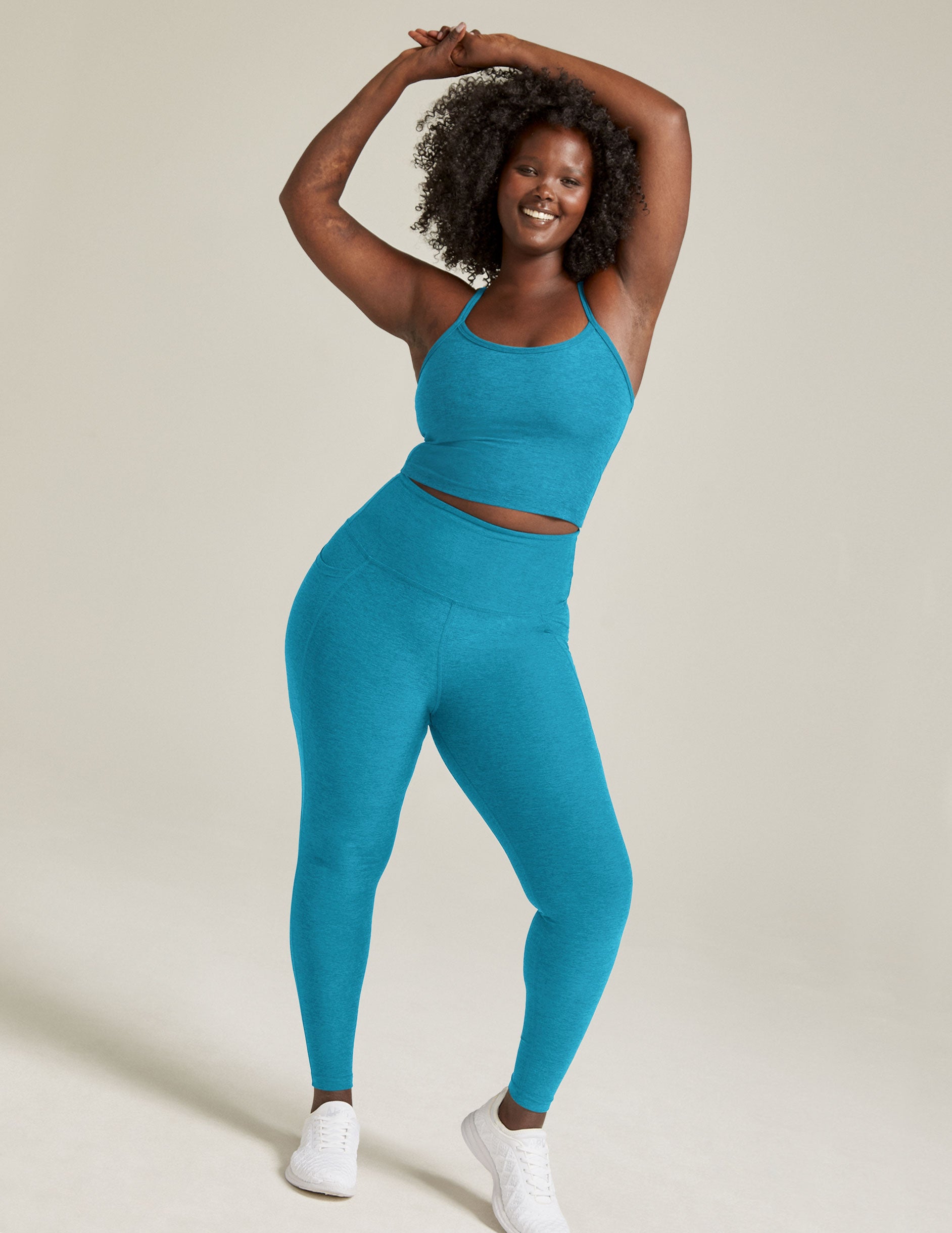Spacedye Slim Racerback Cropped Tank
