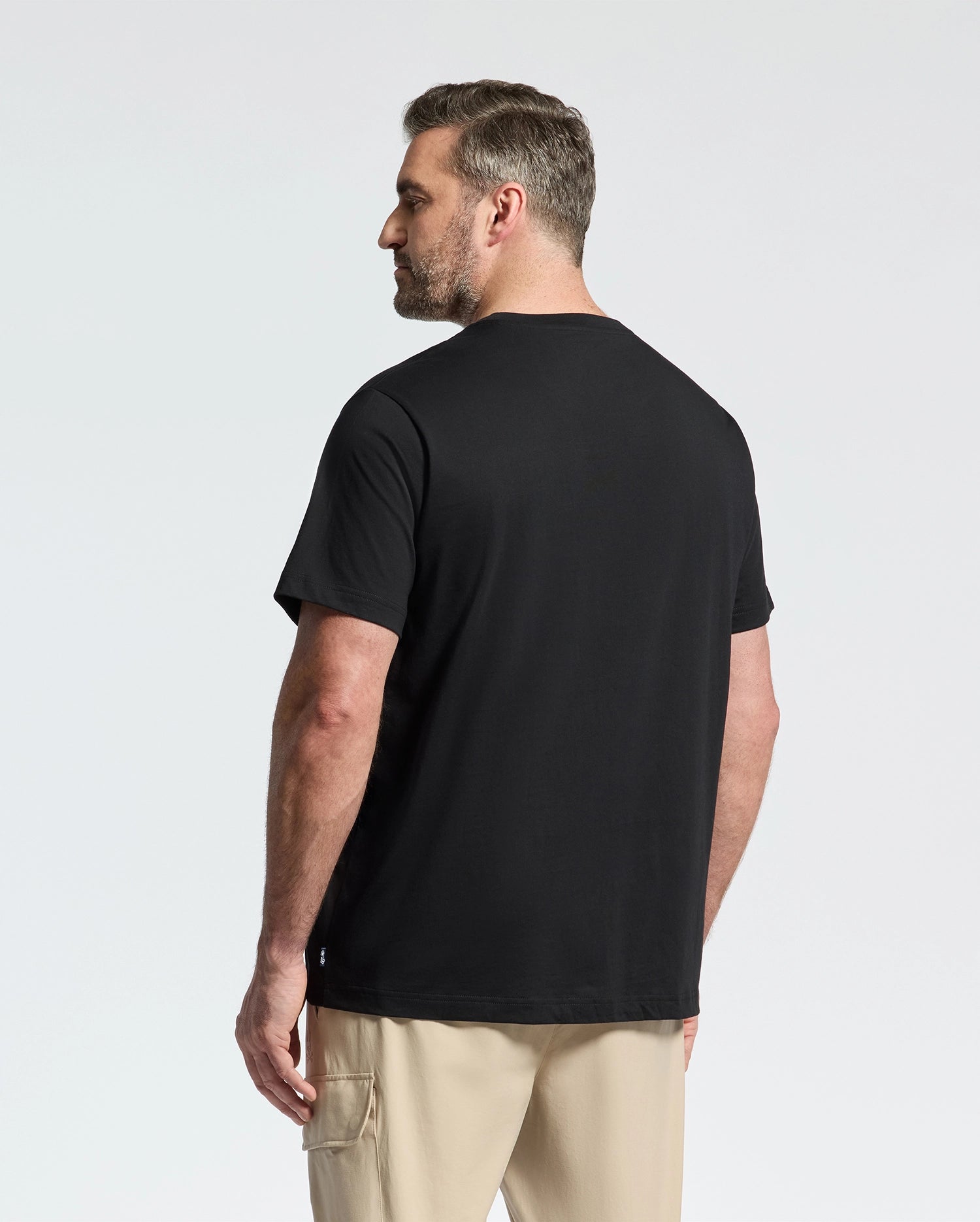 MENS BIG AND TALL BERNI EMBROIDERED WORDMARK GRAPHIC TEE - B9U417F200