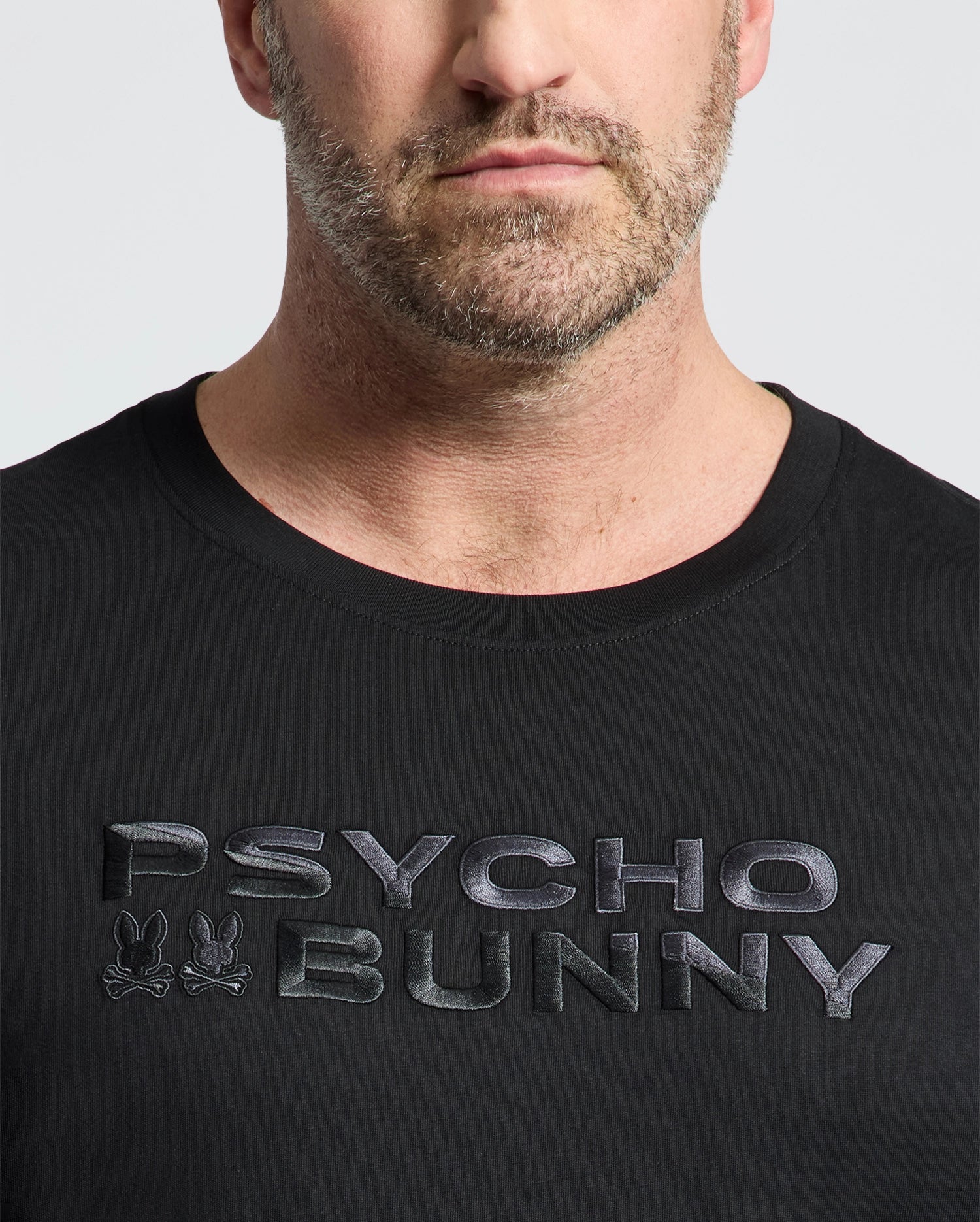 MENS BIG AND TALL BERNI EMBROIDERED WORDMARK GRAPHIC TEE - B9U417F200
