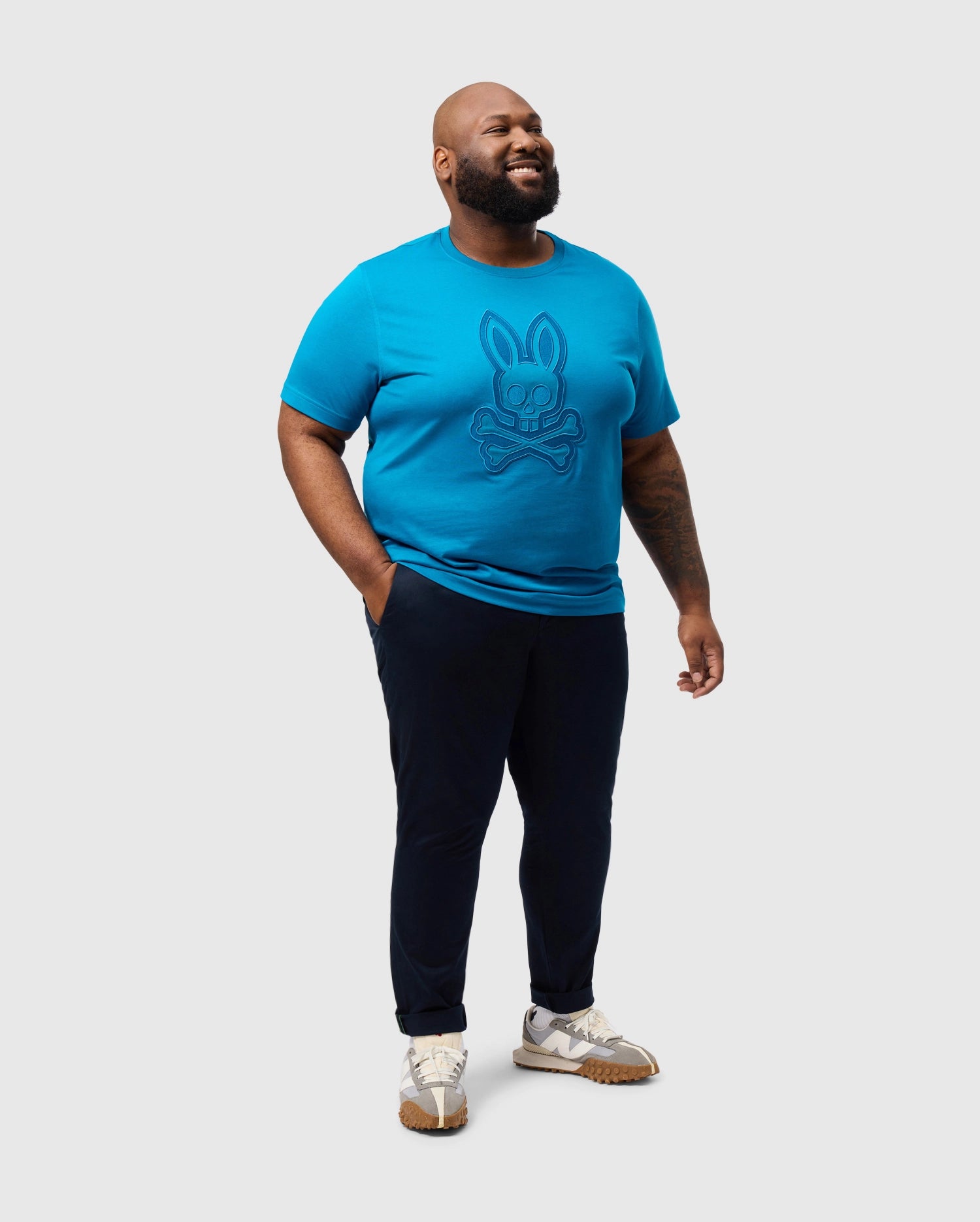 BIG AND TALL MALTON GRAPHIC TEE - B9U795D200