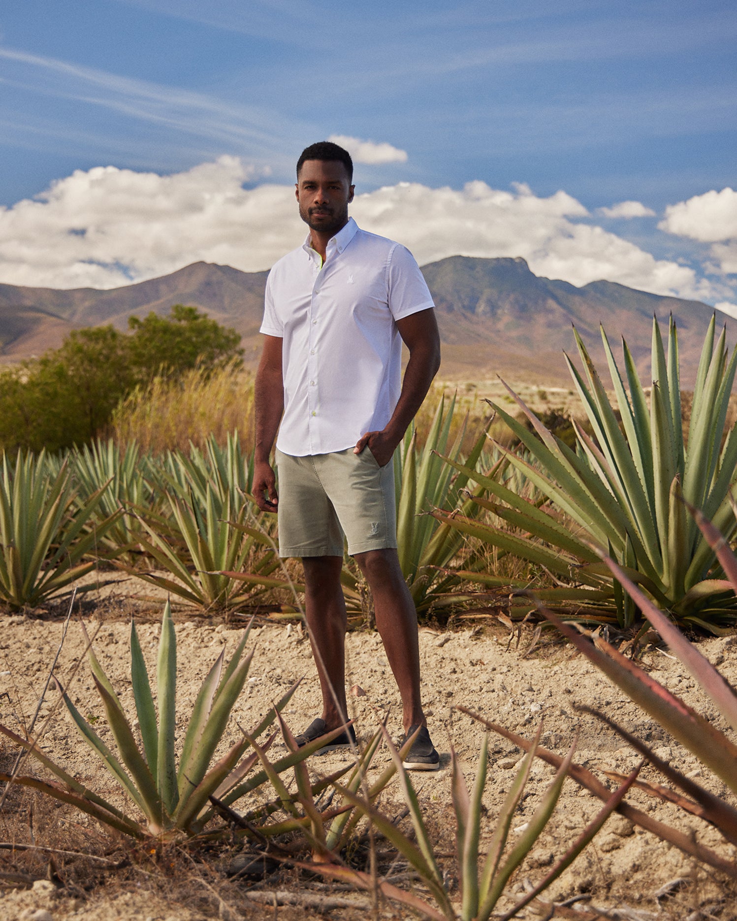MENS WILLIS STRETCH TENCEL SHORT - B6R239Y1WB