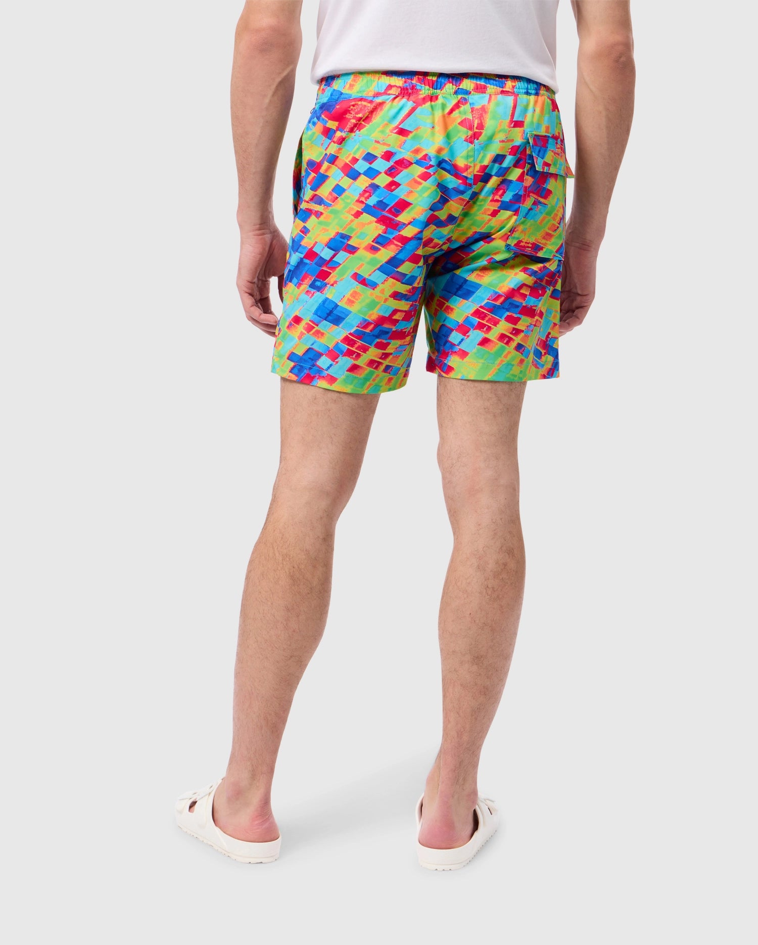 MENS DENNIS ALL OVER PRINT SWIM TRUNK - B6W530C200