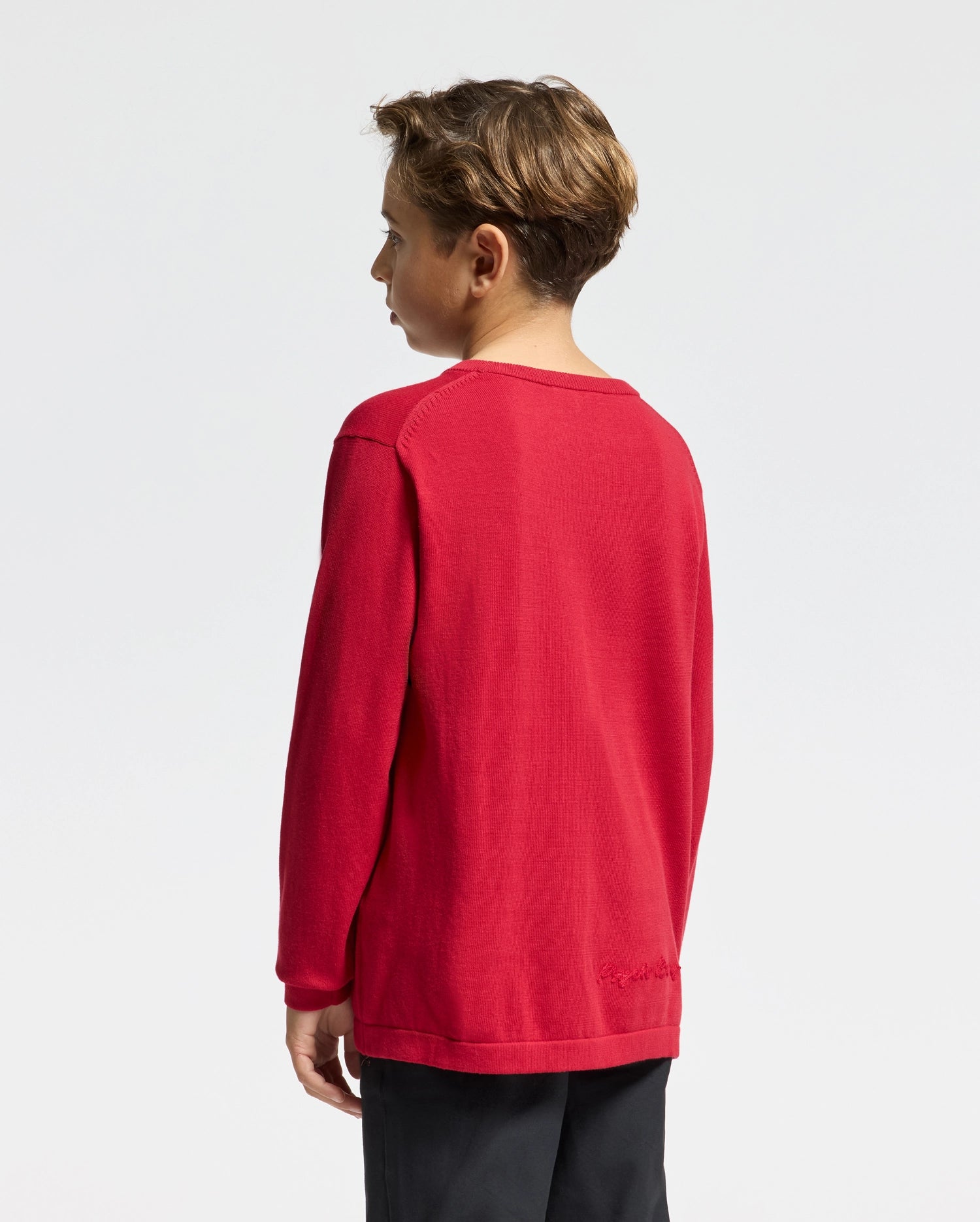 KIDS COORY CHAINSTITCH COTTON SWEATER - B0E893E200