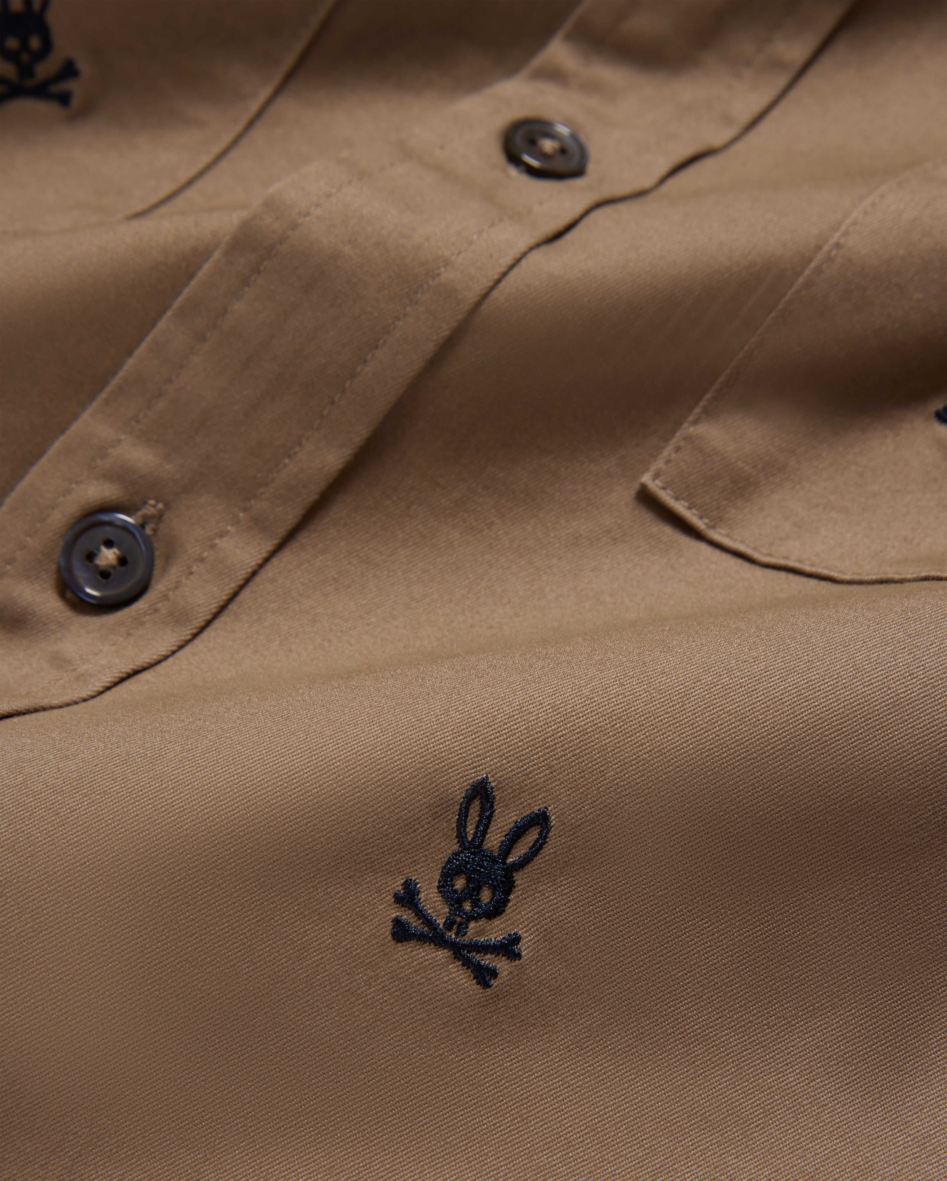 MENS BROADVIEW EMBROIDERED BUNNY LONG SLEEVE SHIRT - B6C569Z1SH