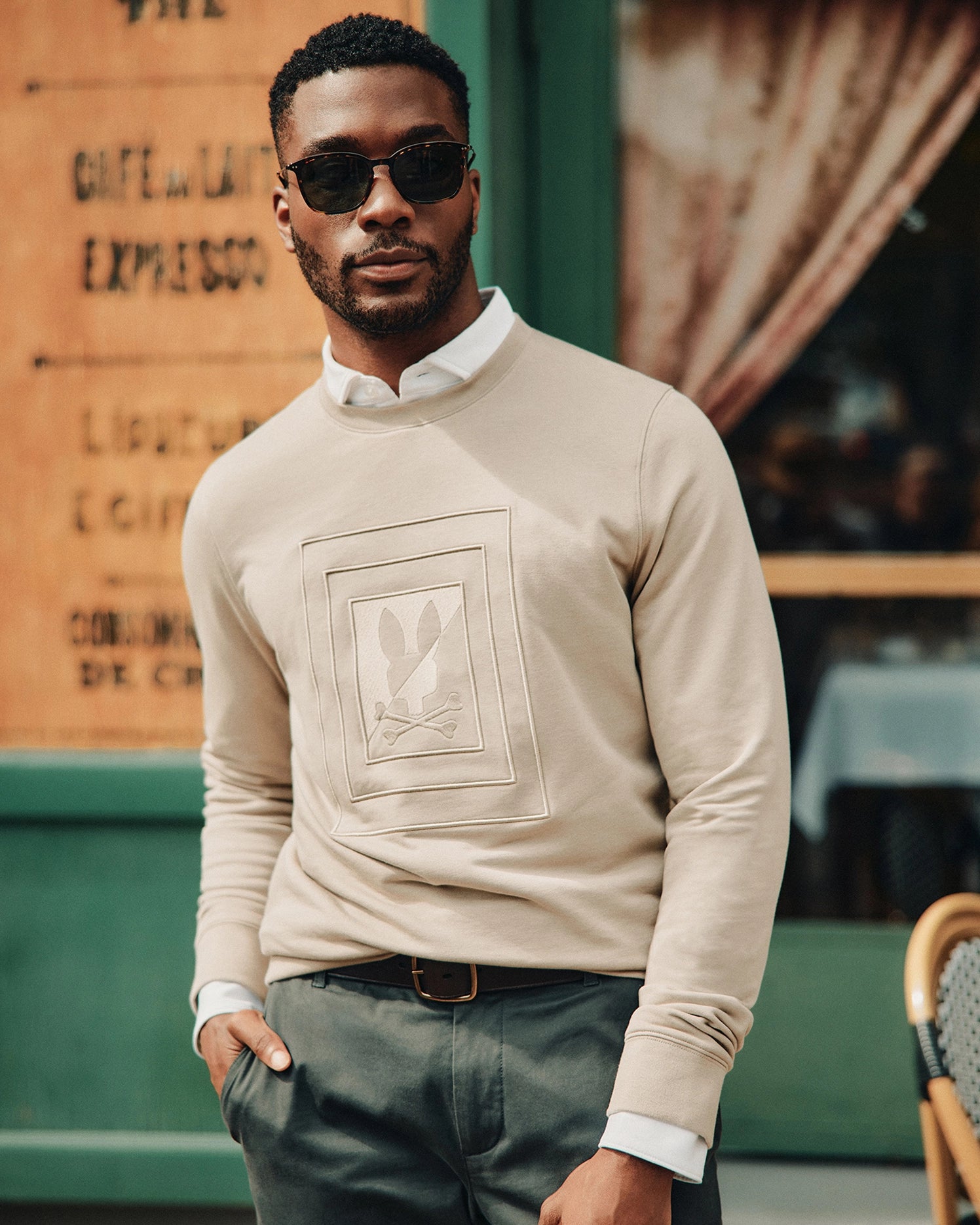 MENS OAK CITY CREW NECK - B6S274E200