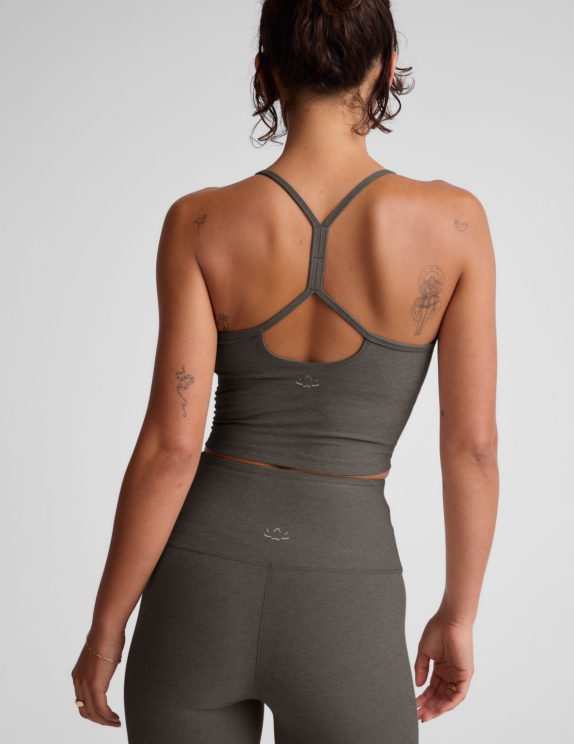 Spacedye Slim Racerback Cropped Tank