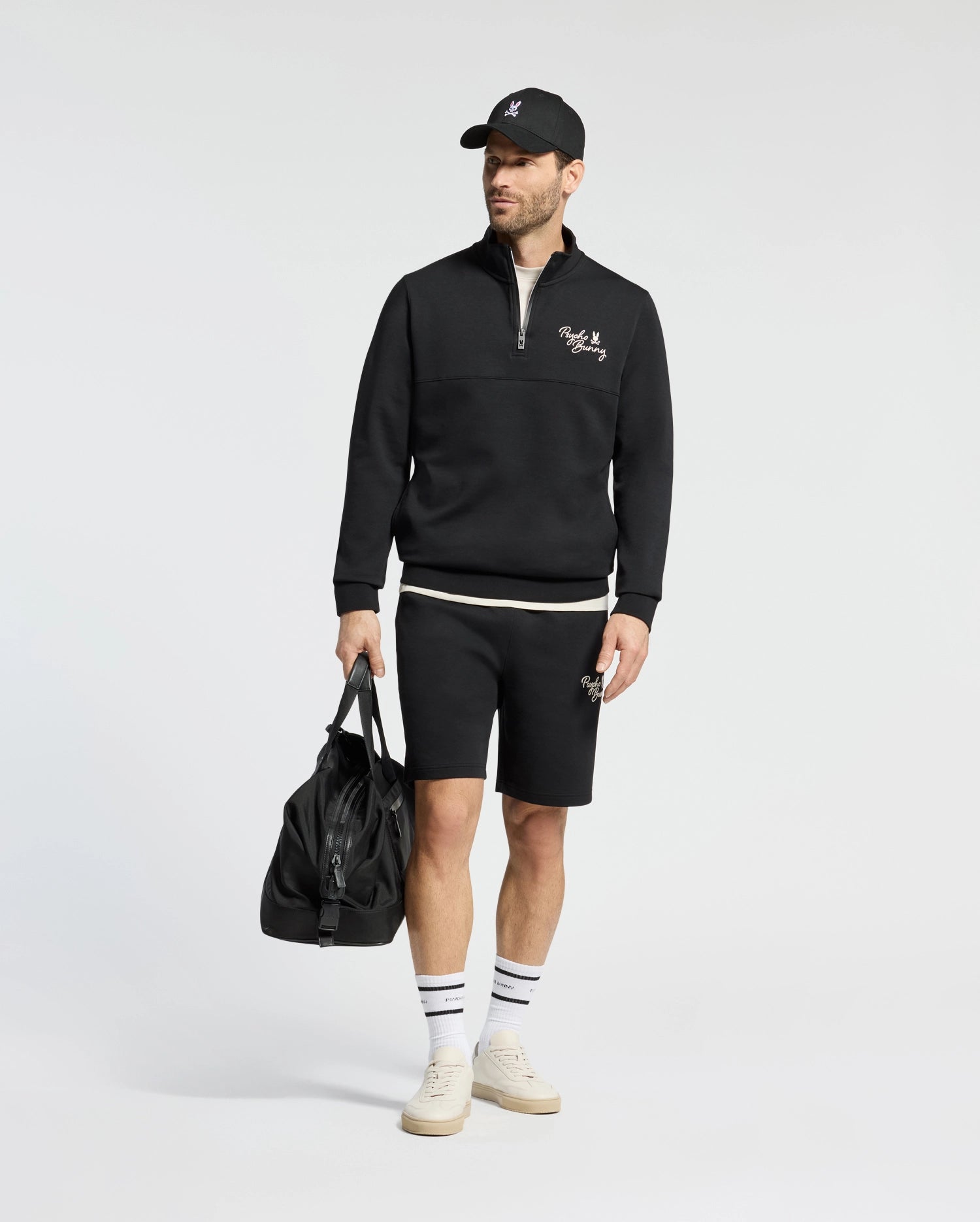 MENS DESERT 1/4 MOCK ZIP - B6S488F200