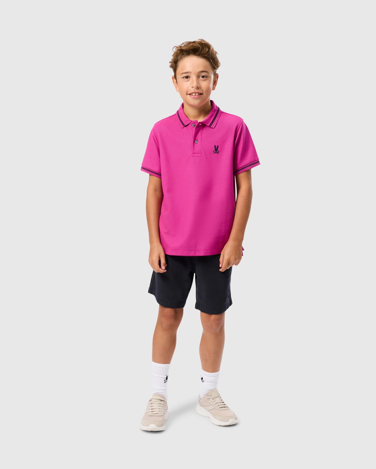 KIDS RIVIERA PIQUE POLO SHIRT - B0K640C200