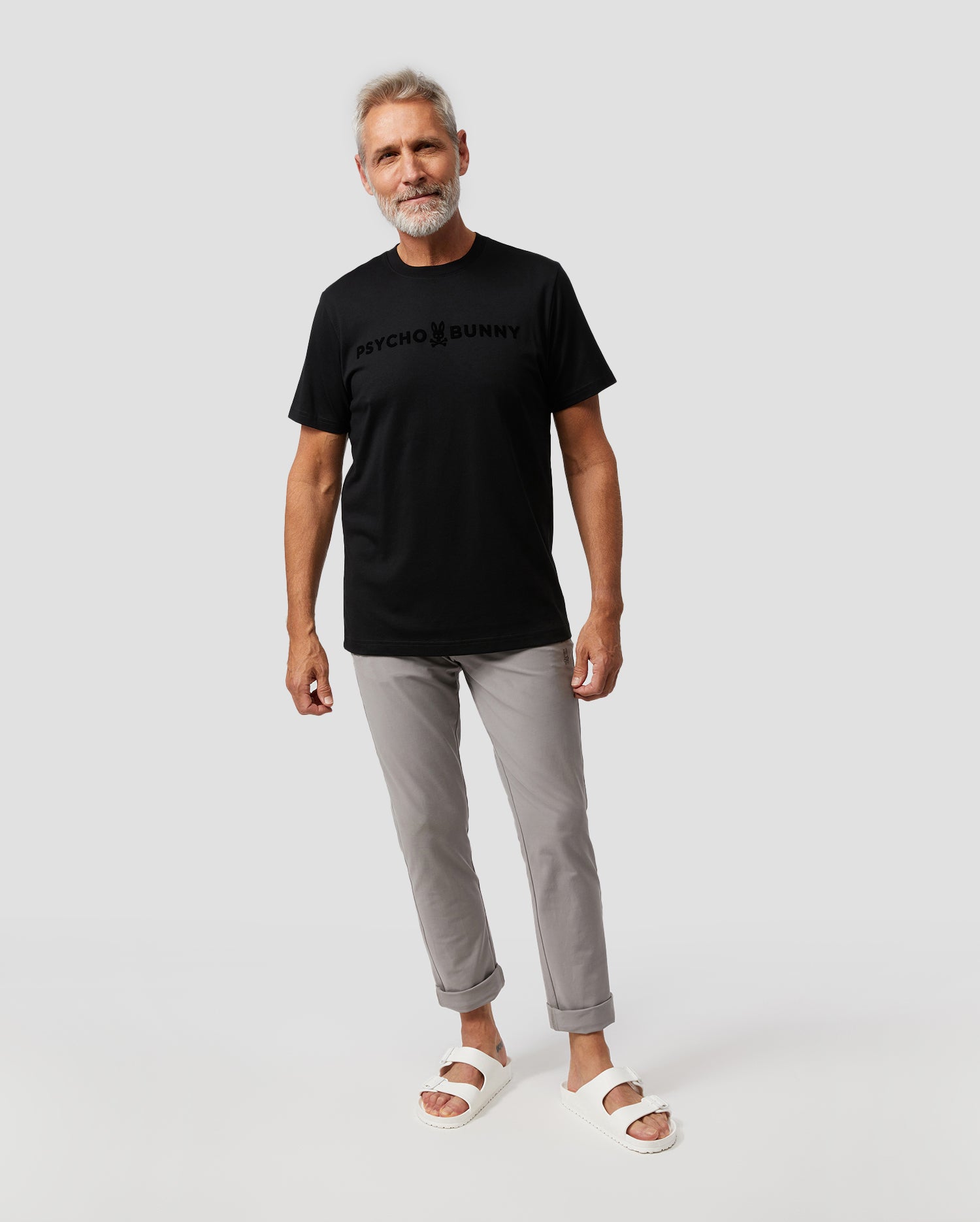 MENS ROYCE FLOCKING GRAPHIC TEE - B6U248W1PC