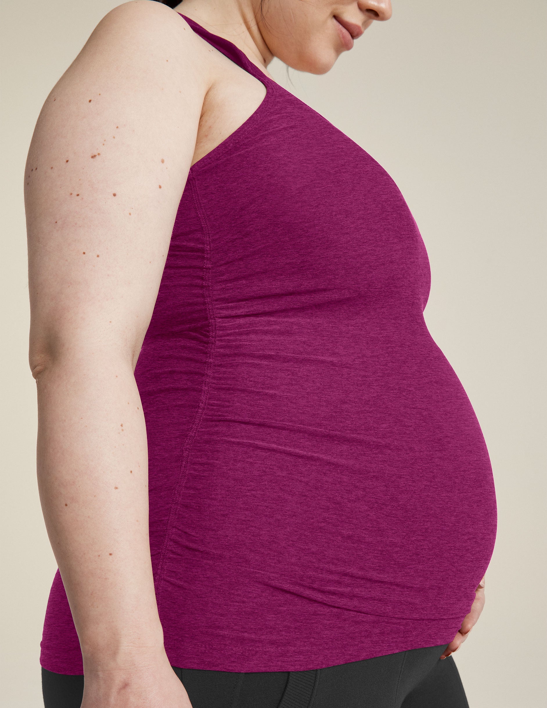Featherweight Let It Grow Racerback Maternity Tank