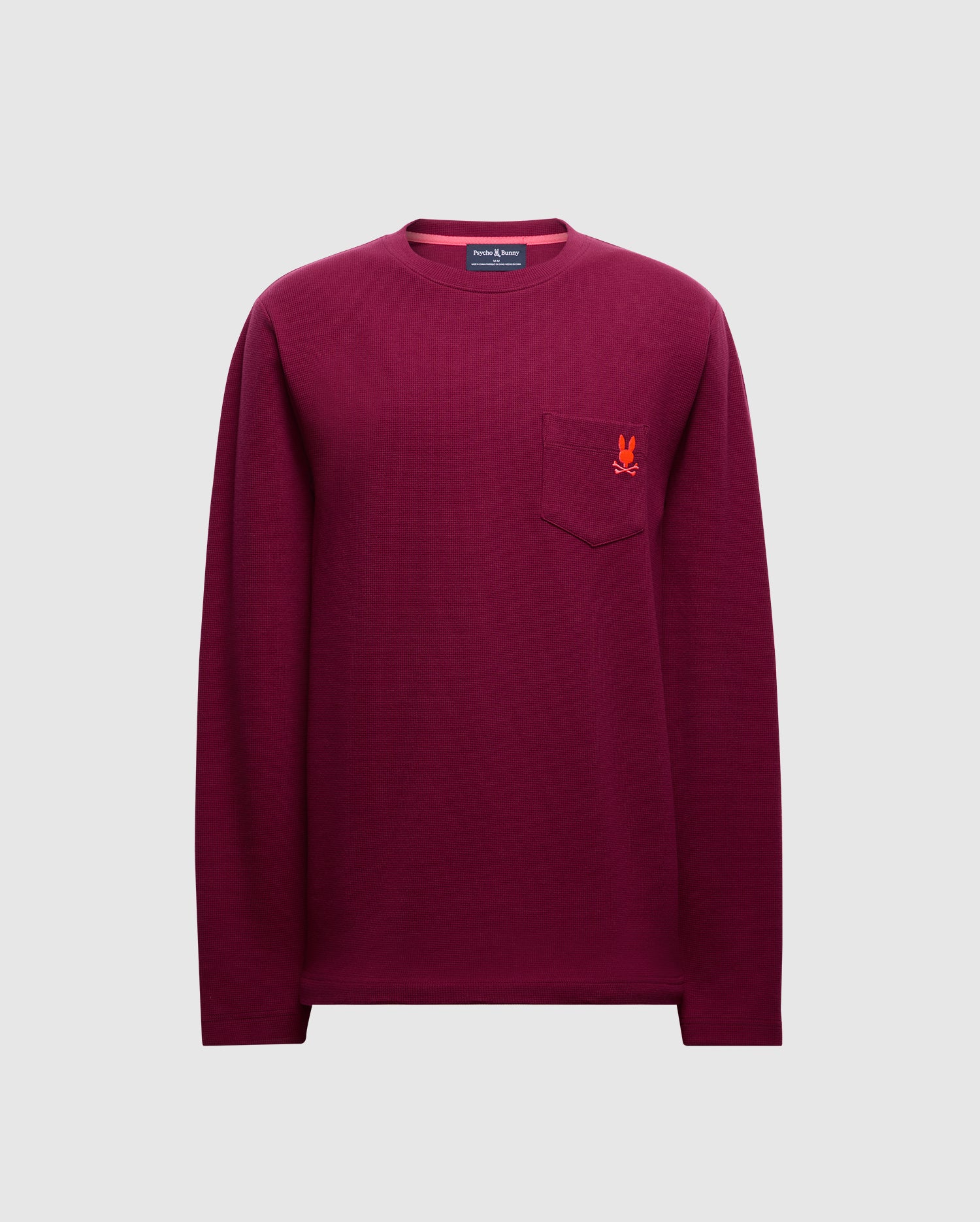 MENS VAL WAFFLE LOUNGE LONG SLEEVE TEE - B6T672E200