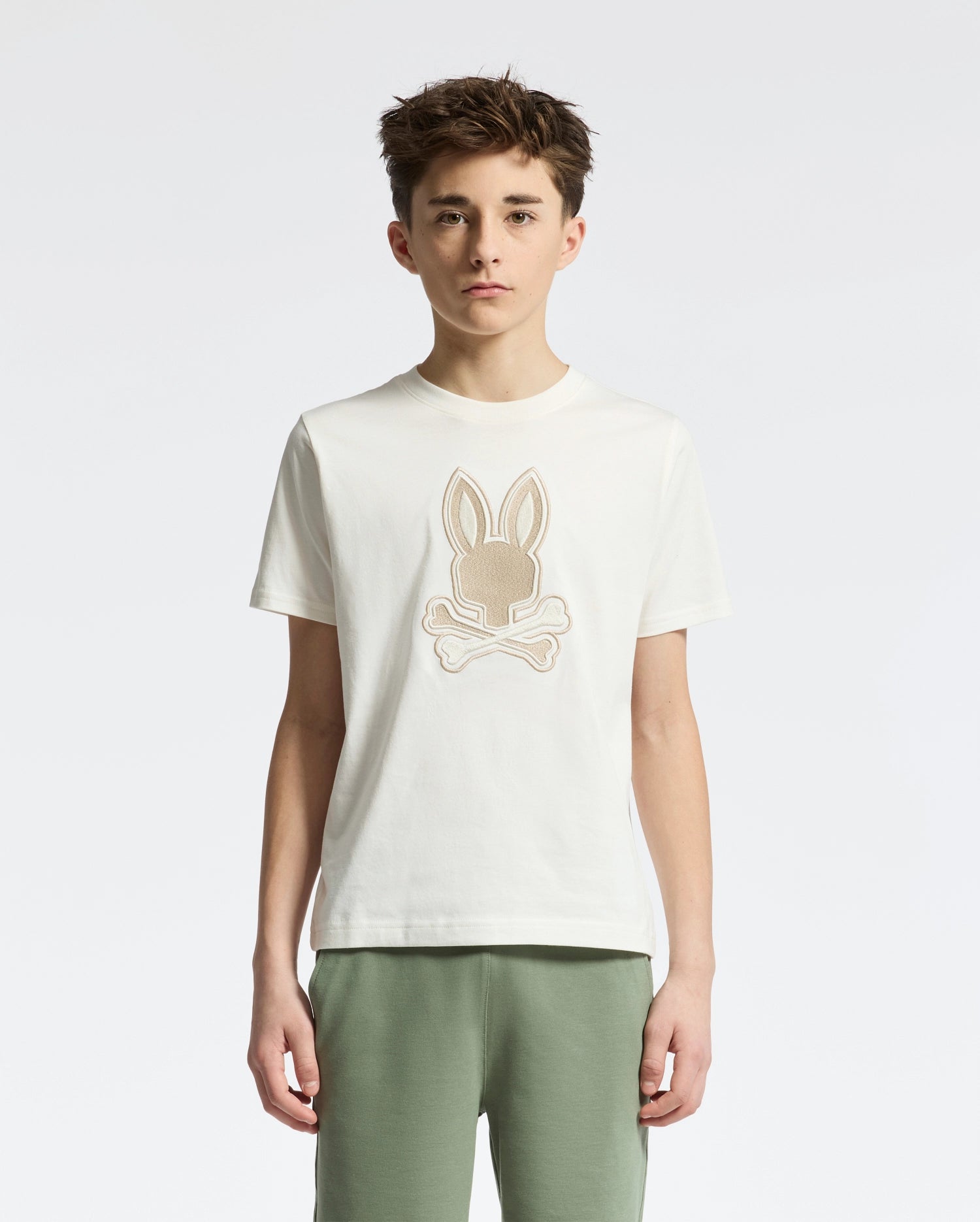KIDS NEW CASTLE EMBROIDERED GRAPHIC TEE - B0U415F200
