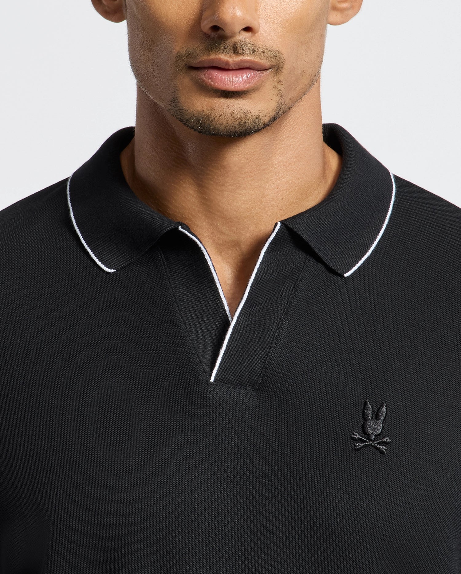 MENS CREEDE PIQUE JOHNNY COLLAR POLO - B6M265E200