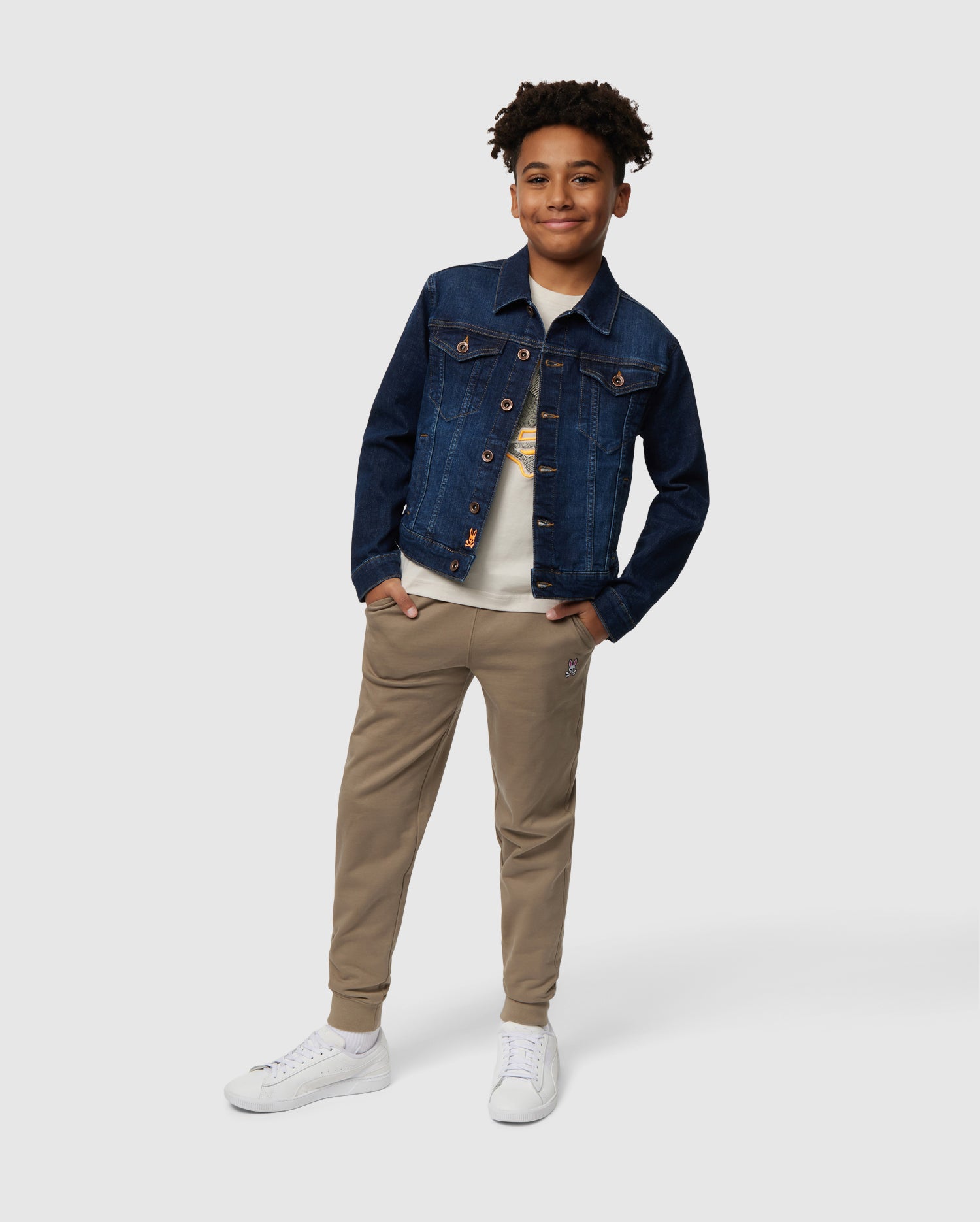KIDS PATHE DENIM JACKET - B0J741X1CO