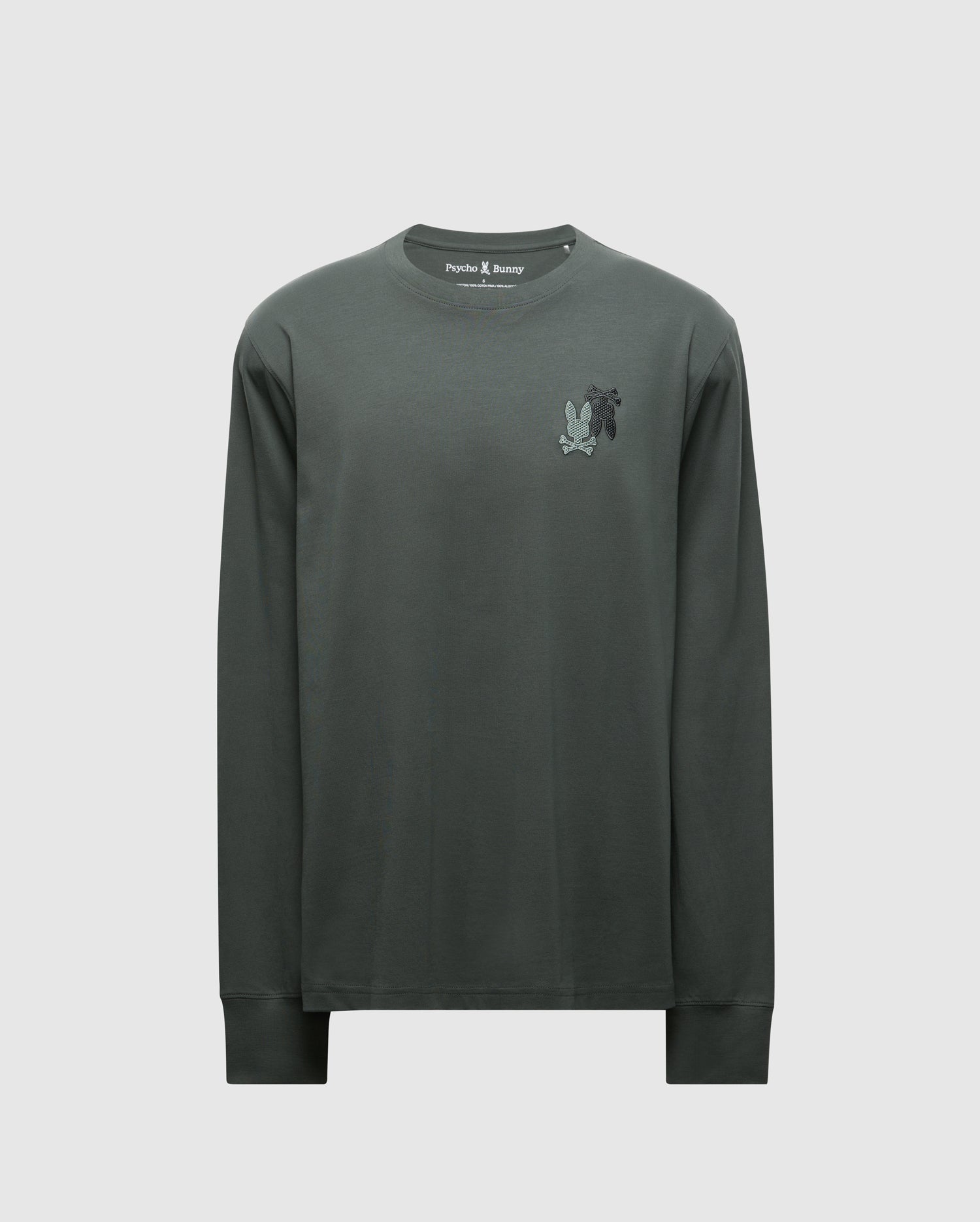MENS PIERCE LONG SLEEVE BACK GRAPHIC TEE - B6T178E200