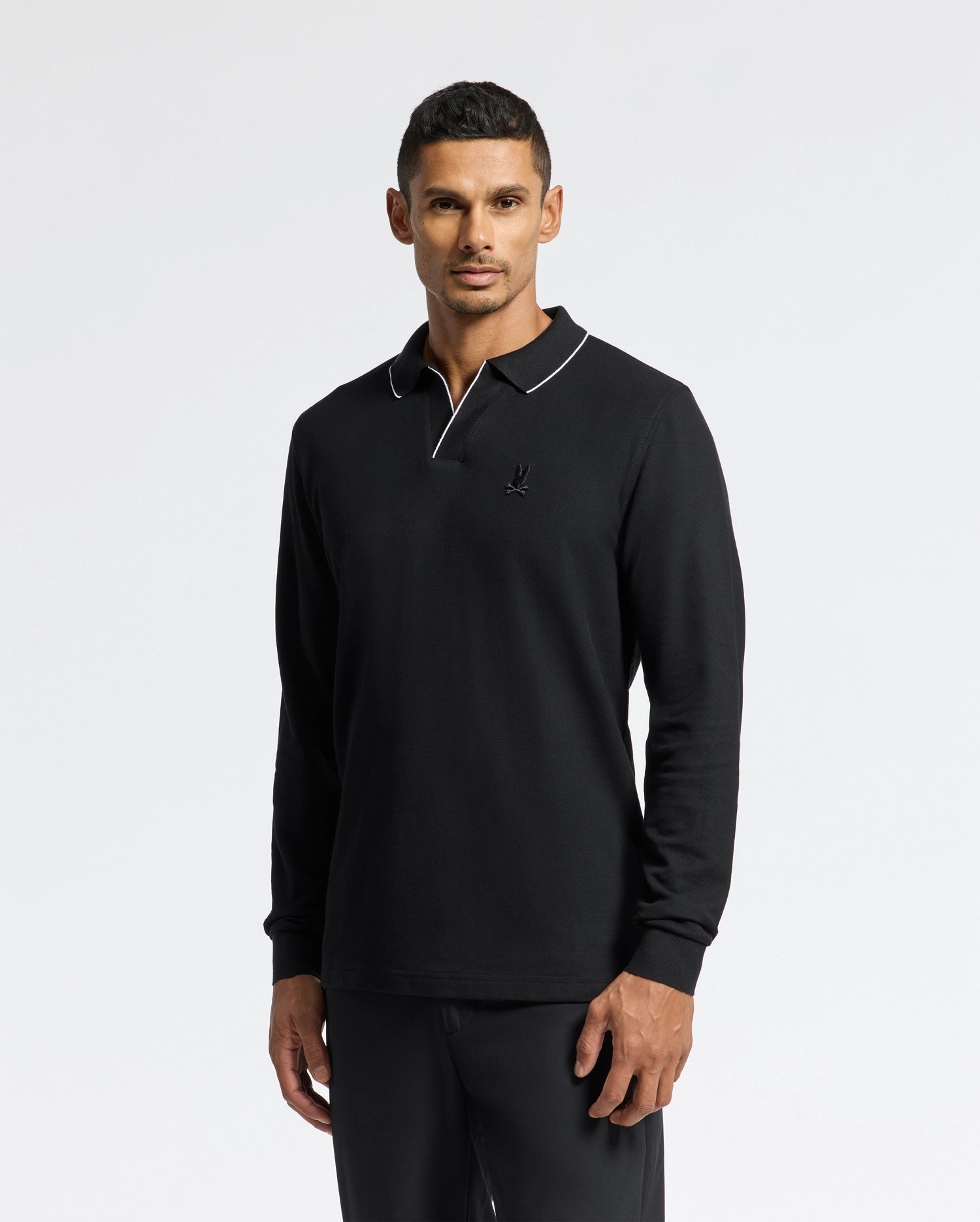 MENS CREEDE PIQUE JOHNNY COLLAR POLO - B6M265E200