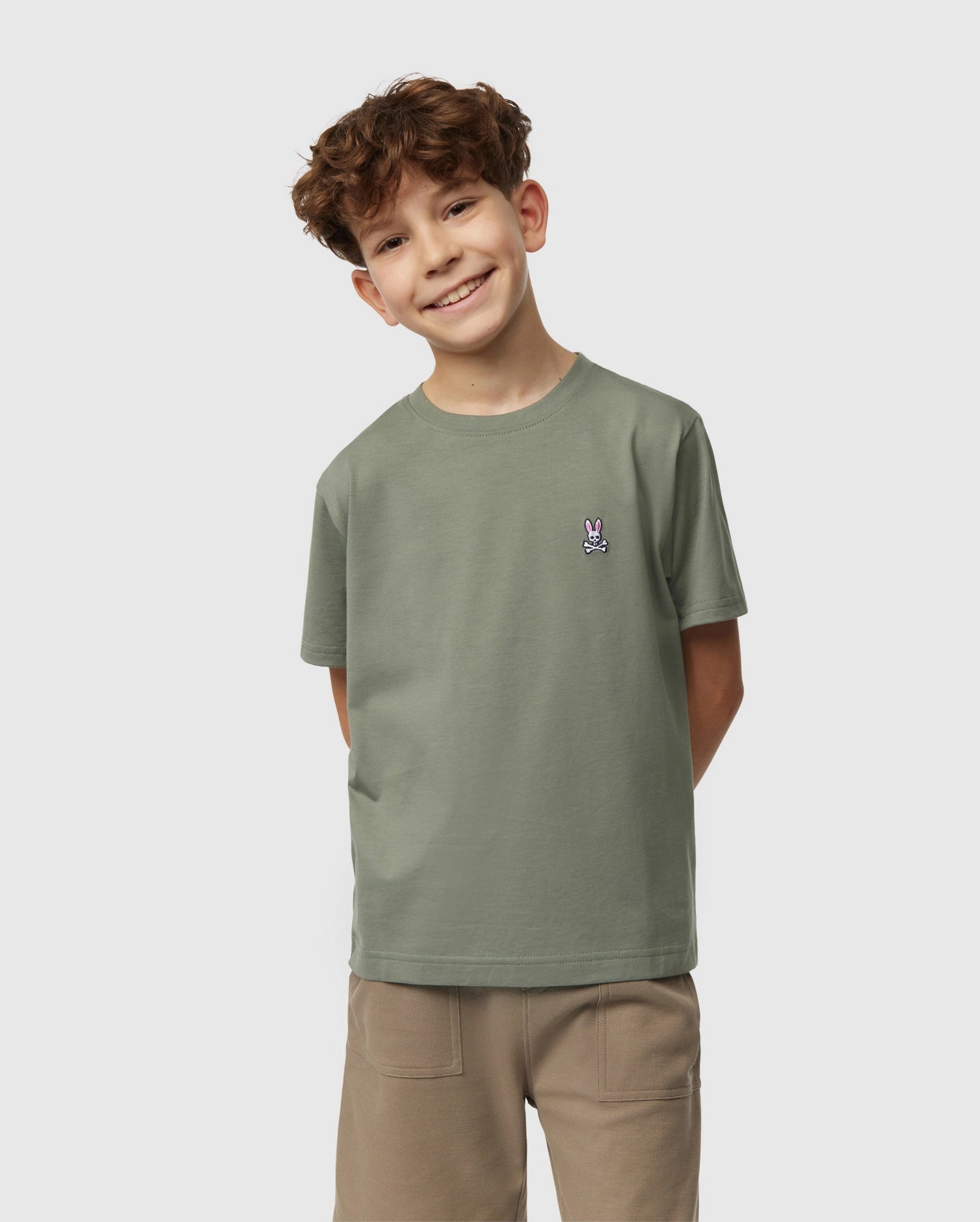 KIDS CLASSIC CREW NECK TEE - B0U014B200