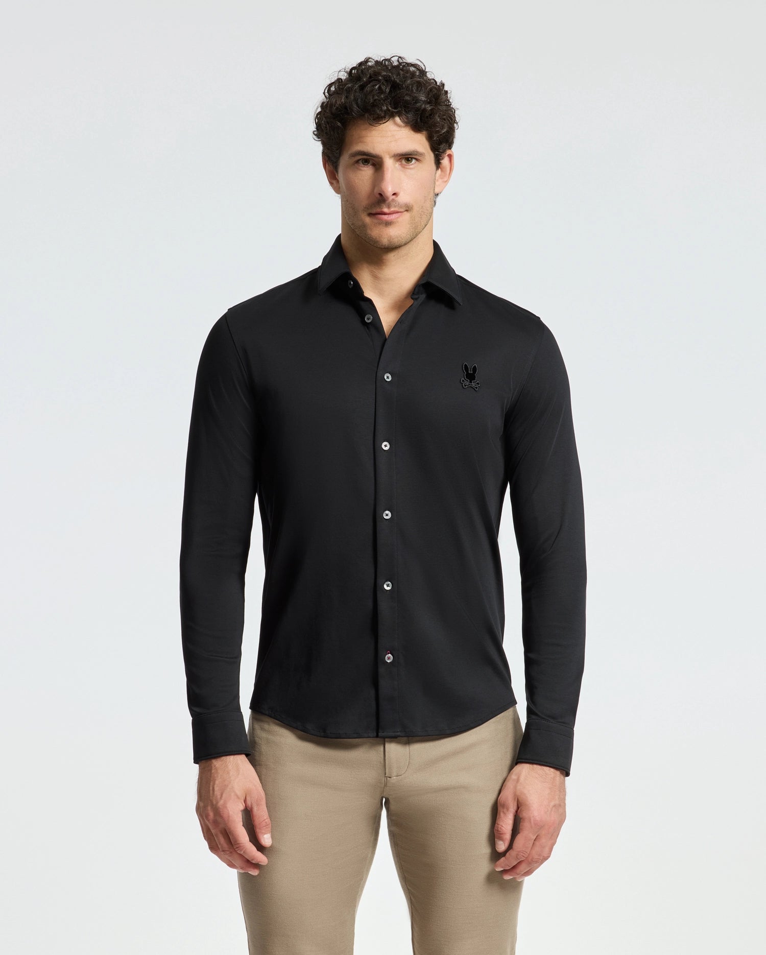MENS INTERLOCK KNIT SHIRT - B6C188E200