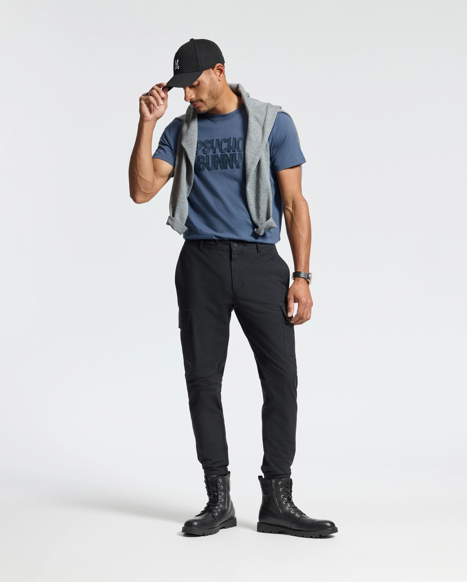 MENS MONARC WORDMARK GRAPHIC TEE - B6U210E200