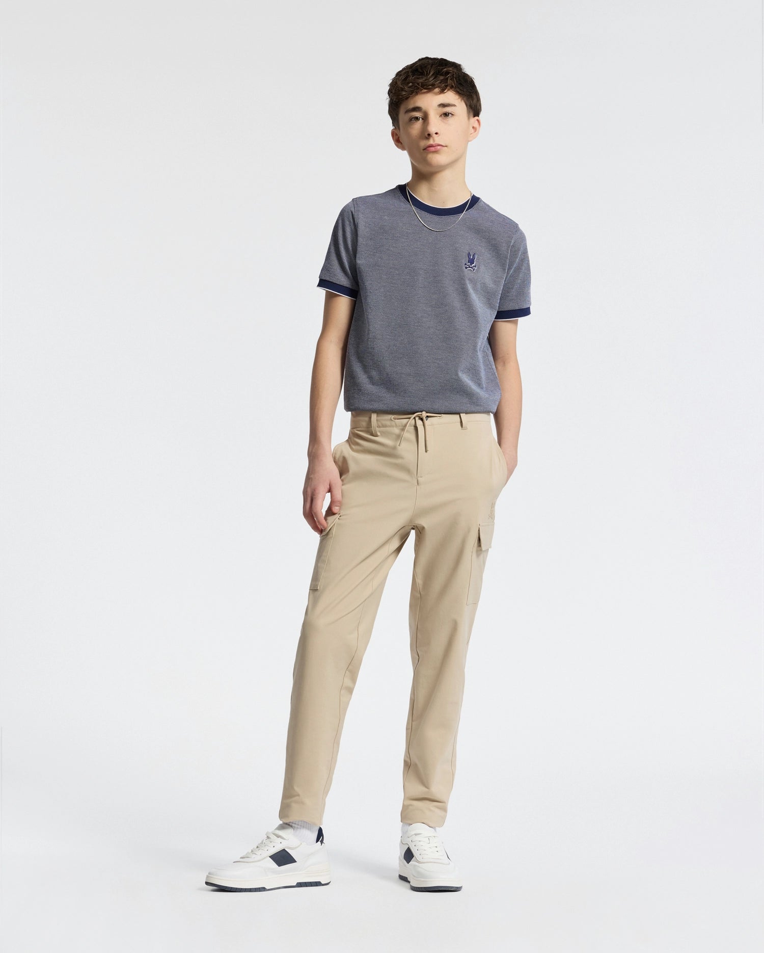 KIDS MACKAY JACQUARD FASHION TEE - B0U576F200