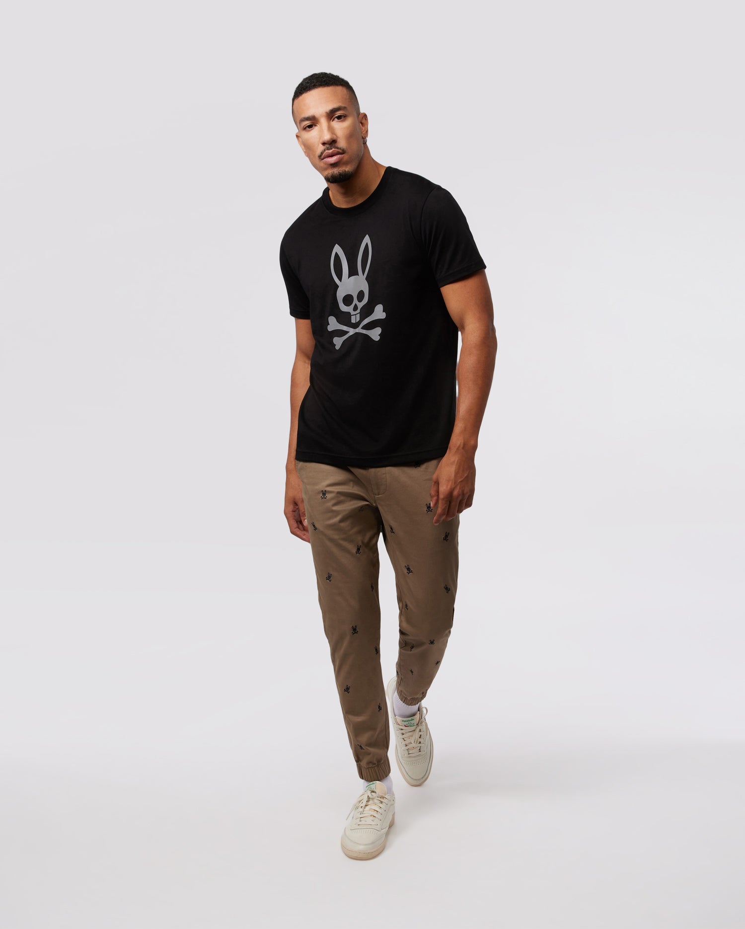 MENS WOODSTOCK REFLECTIVE GRAPHIC TEE - B6U480Z1PC