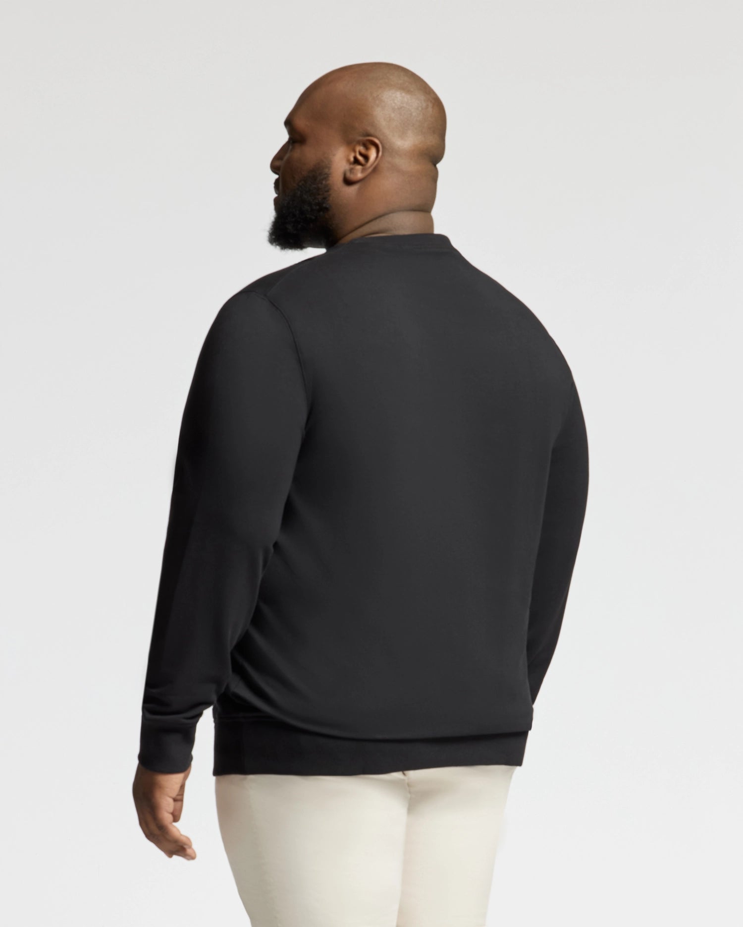 BIG AND TALL LAVATA FRENCH TERRY SWEATSHIRT - B9S159E200