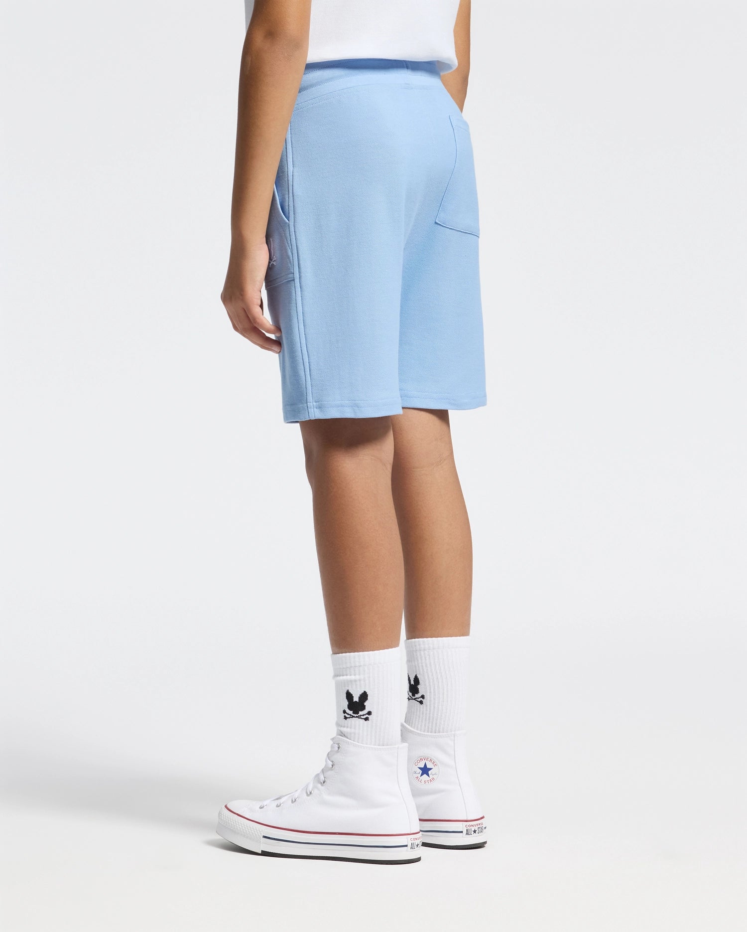 KIDS TAYLOR LIGHT PIQUE SWEATSHORT - B0R344F200