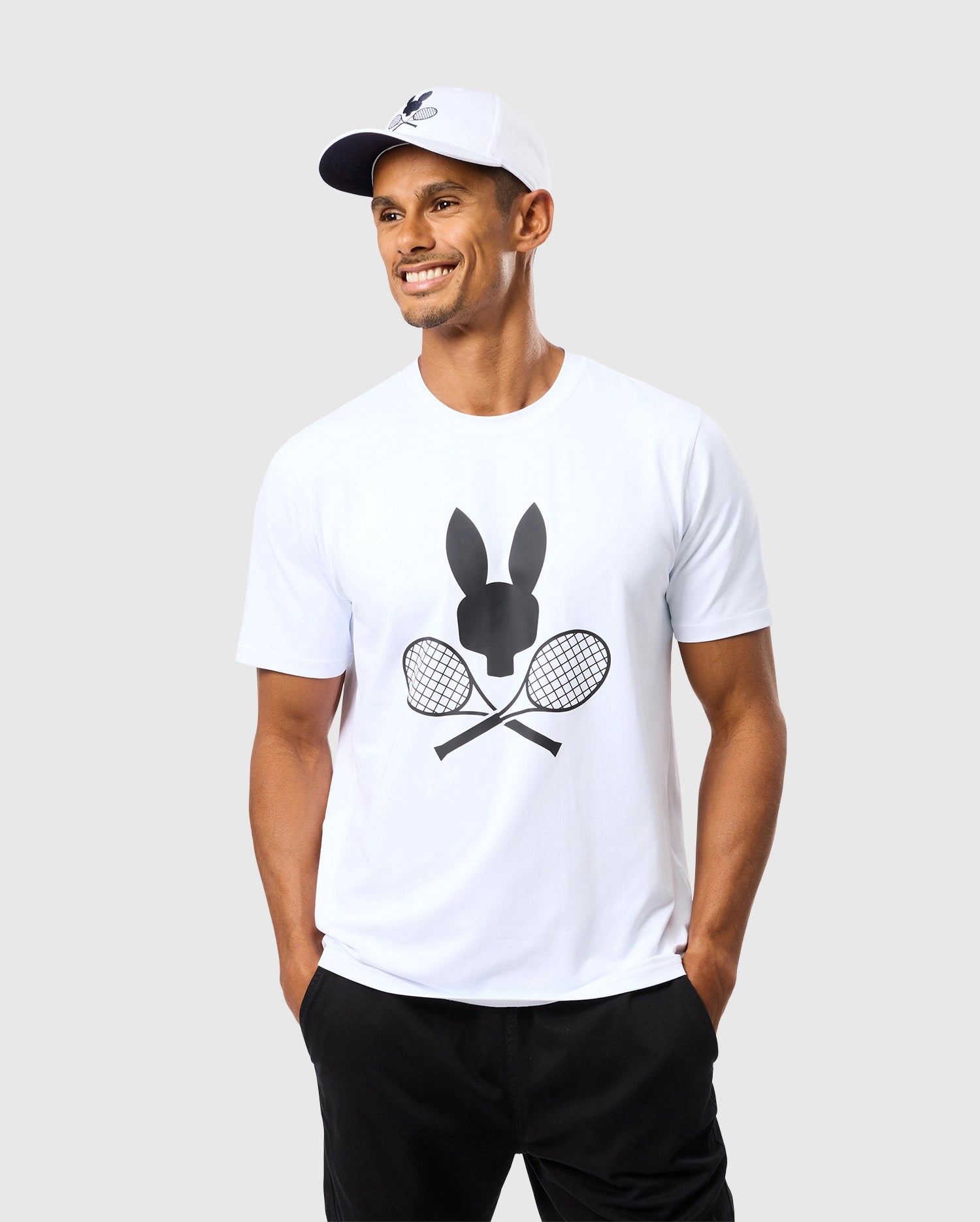 MENS COURTSIDE GRAPHIC TEE - B6U681C200