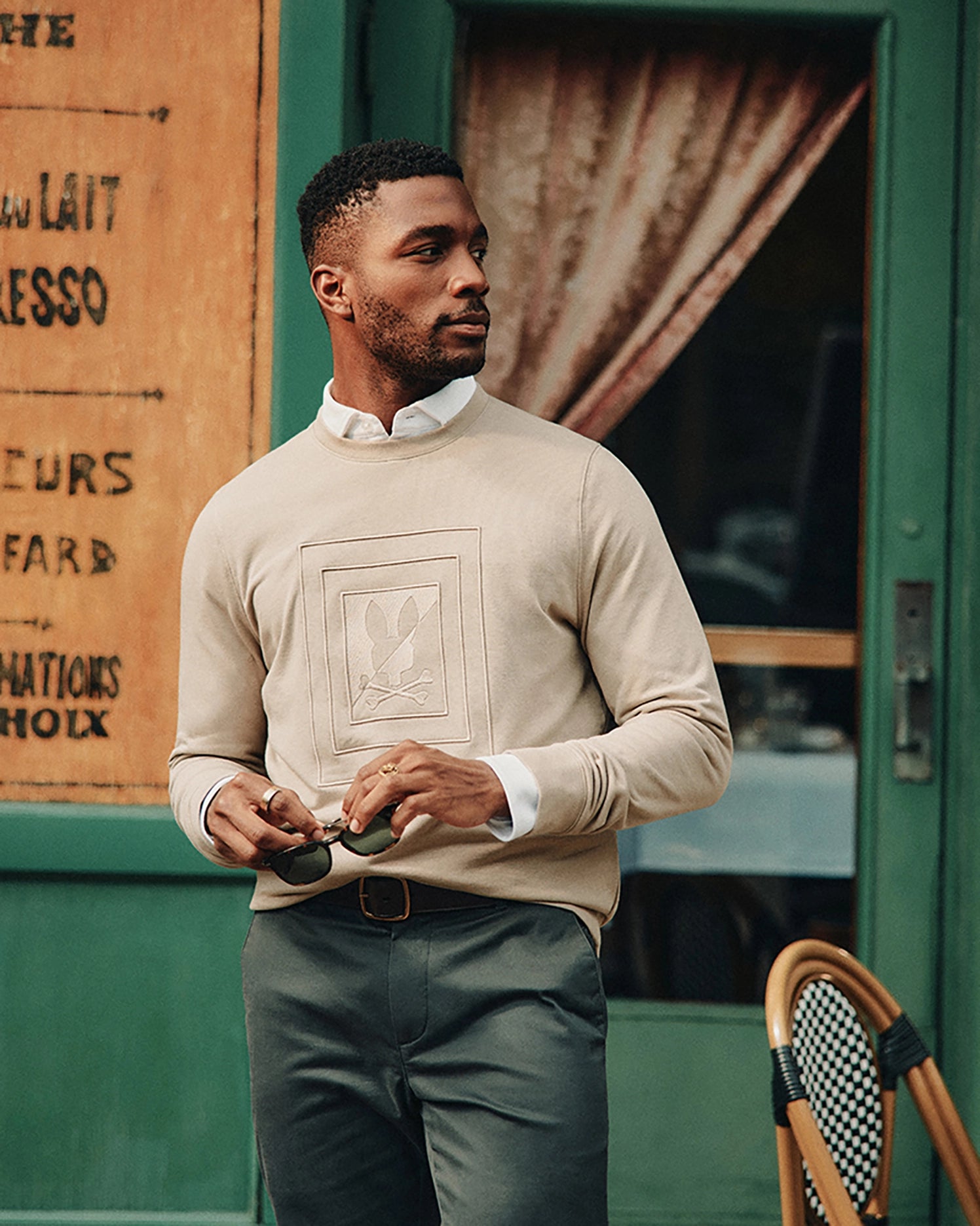 MENS OAK CITY CREW NECK - B6S274E200