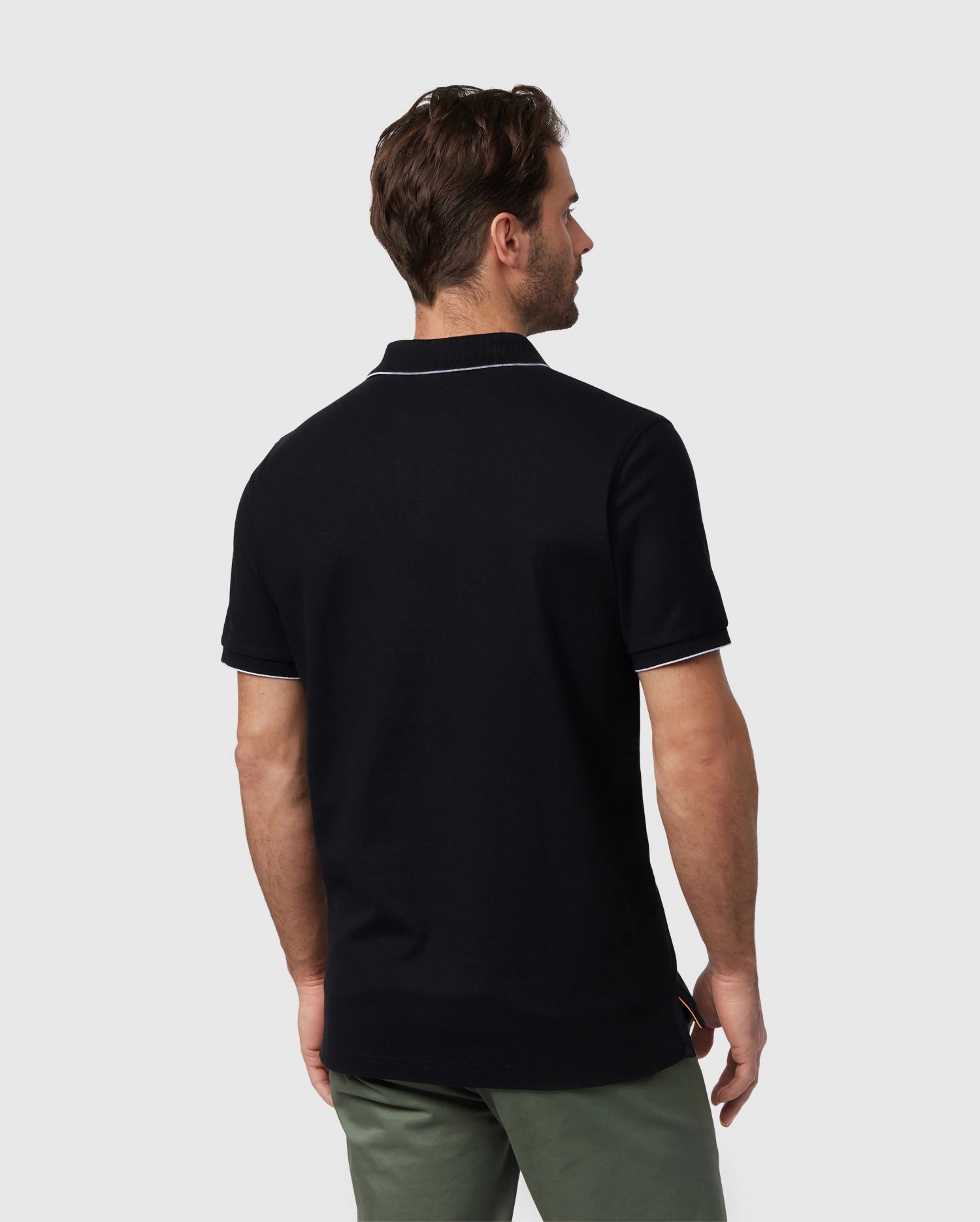 MENS EAST HILLS JOHNNY COLLAR POLO SHIRT - B6K331B200