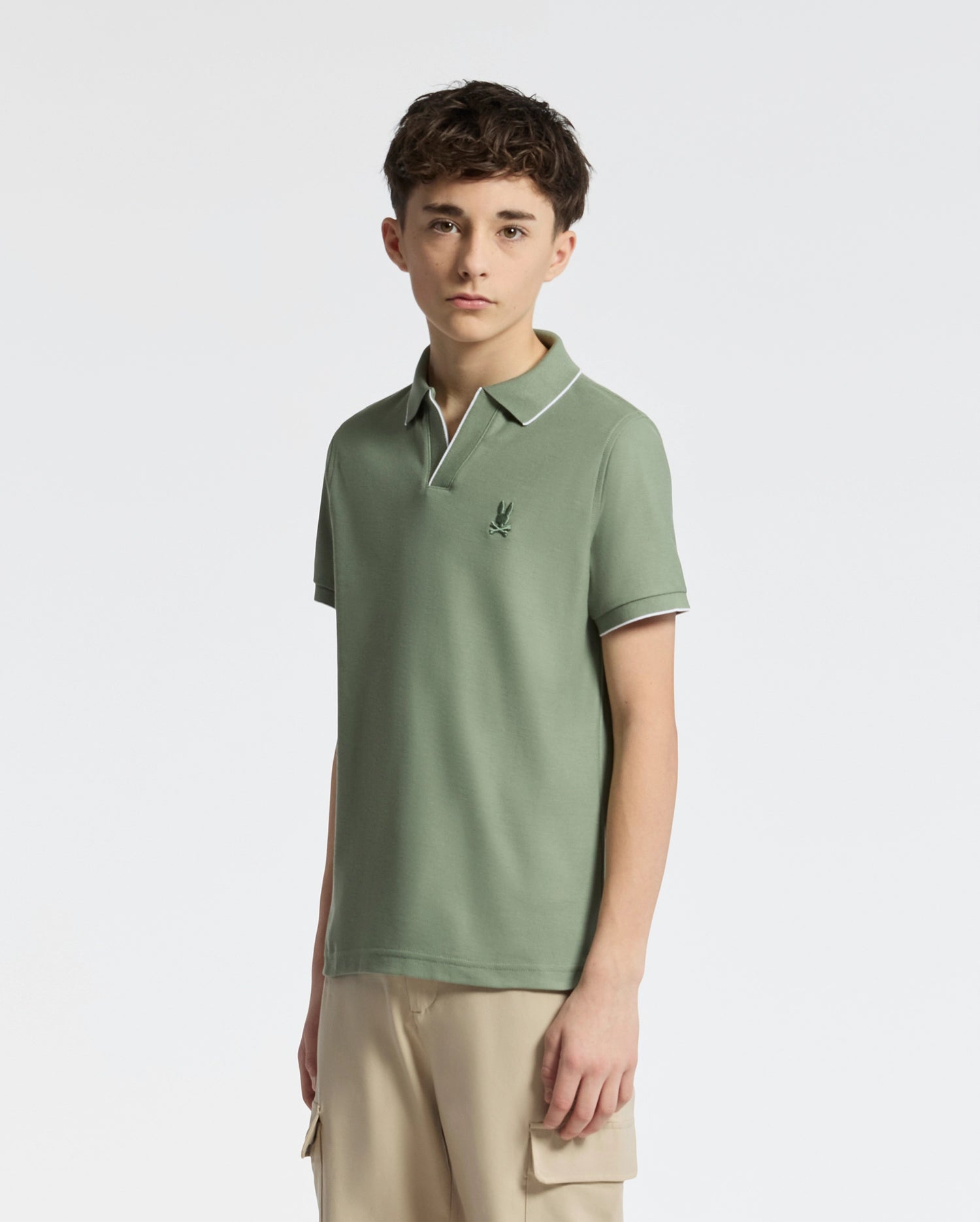 KIDS EAST HILLS JOHNNY COLLAR POLO - B0K331B200