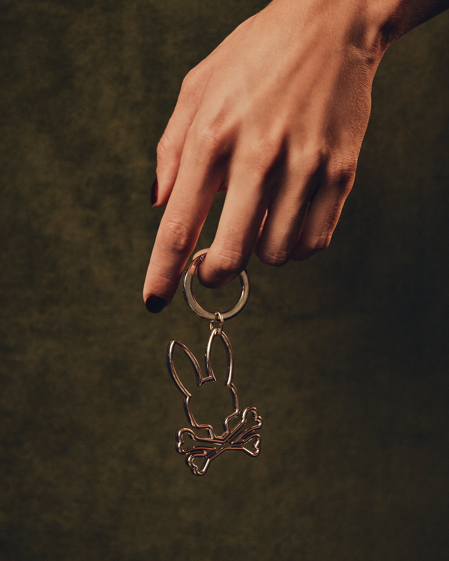 OUTLINE BUNNY KEYCHAIN - B6A565E200