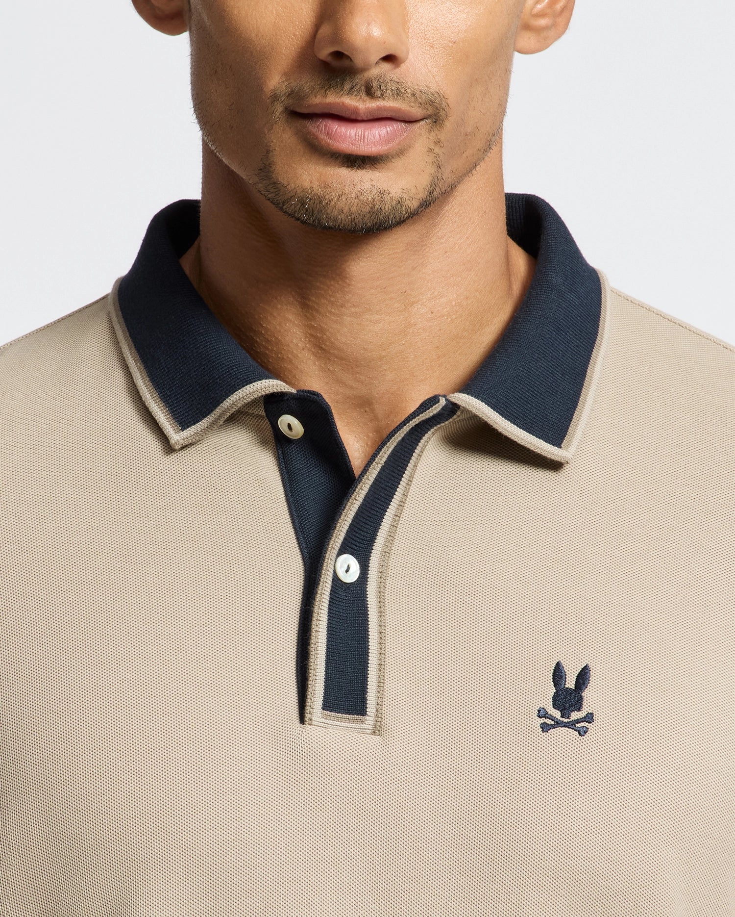 MENS KENT LONG SLEEVE PIQUE POLO - B6M935D200