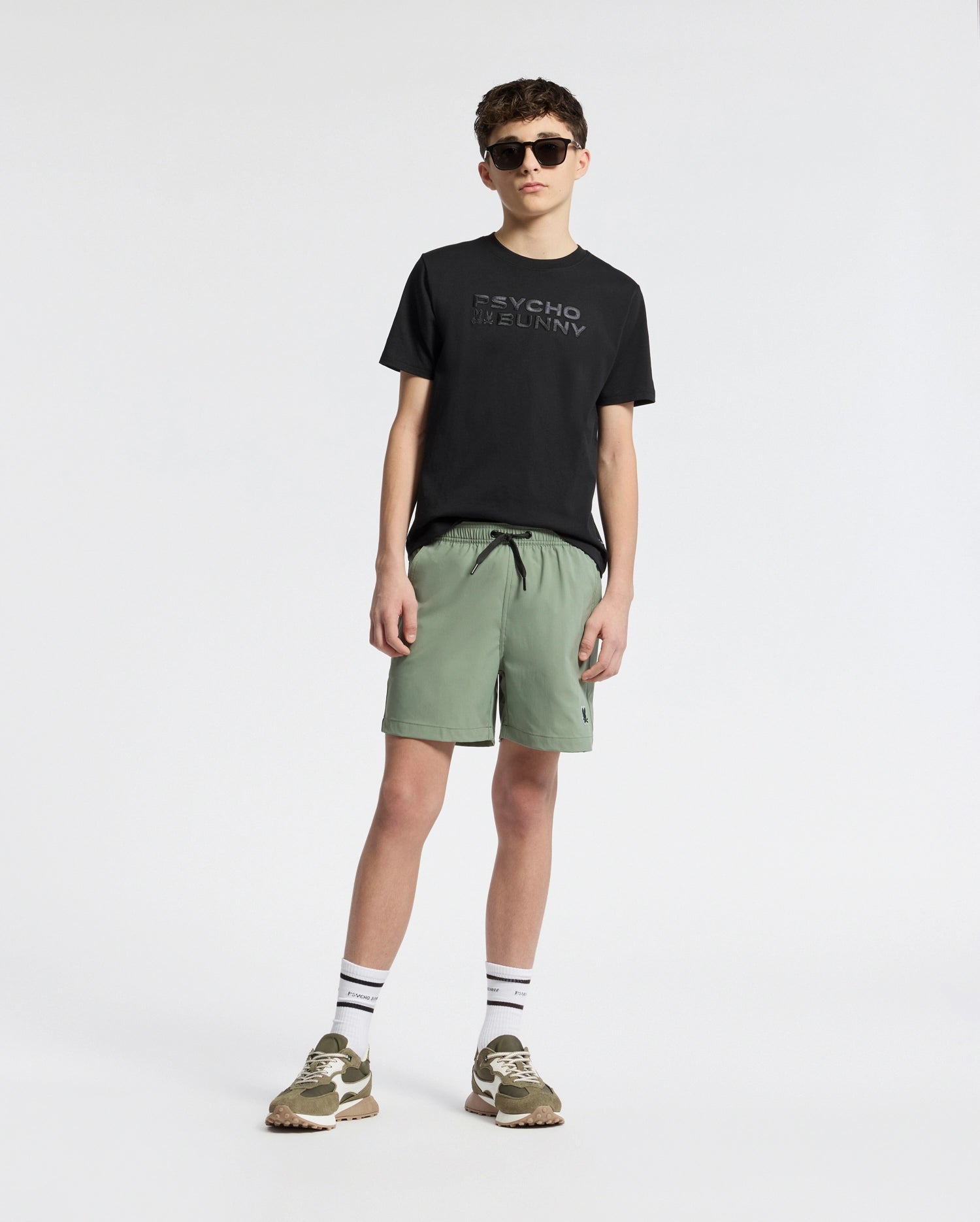 KIDS BERNI EMBROIDERED WORDMARK GRAPHIC TEE - B0U417F200