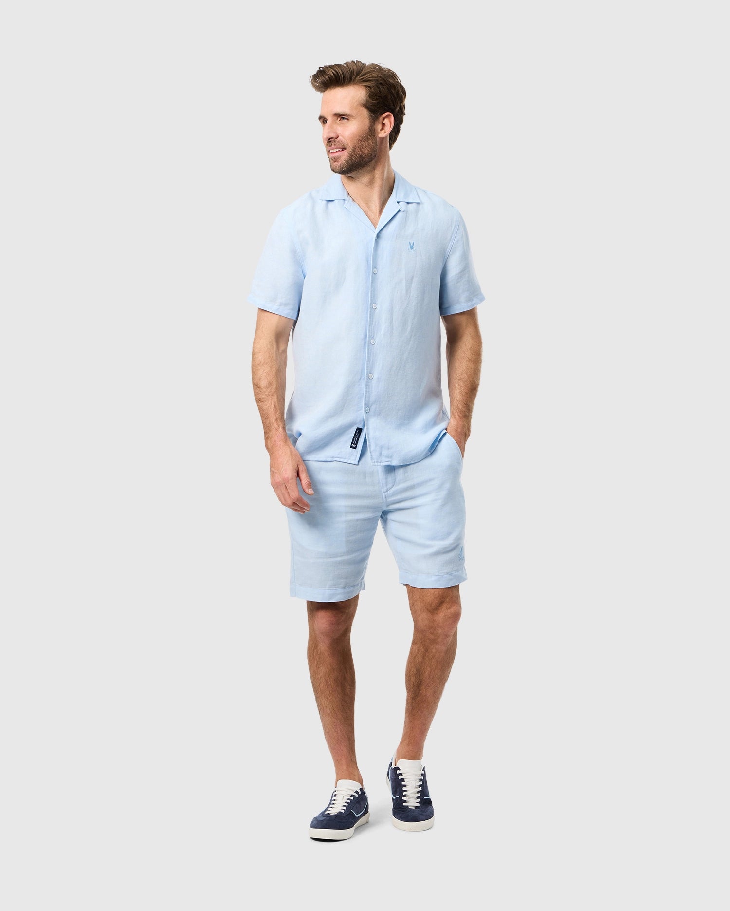 MENS WINDCREST LINEN SHORT - B6R474C200