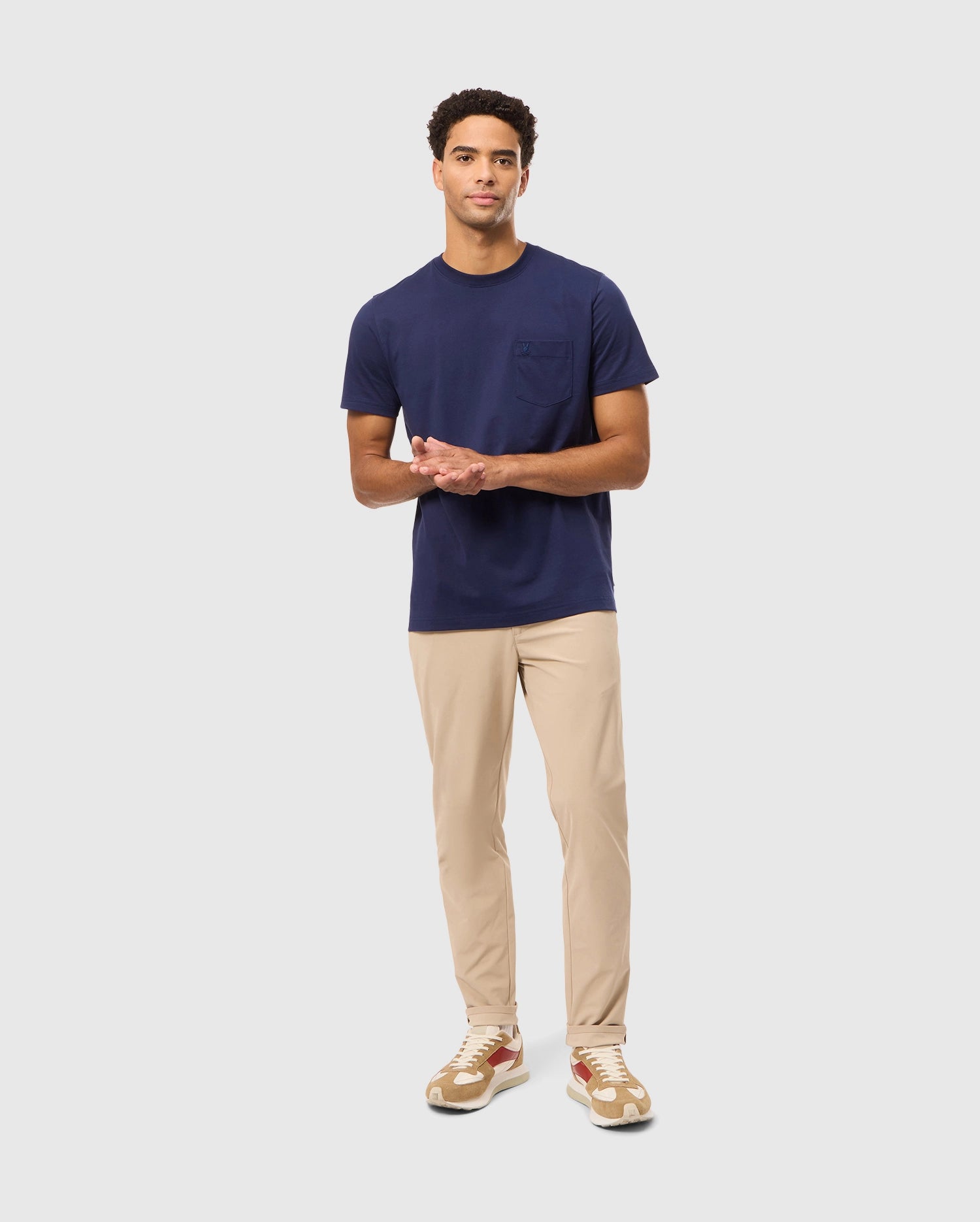 MENS BONNIE REGULAR FIT POCKET TEE - B6U011D200