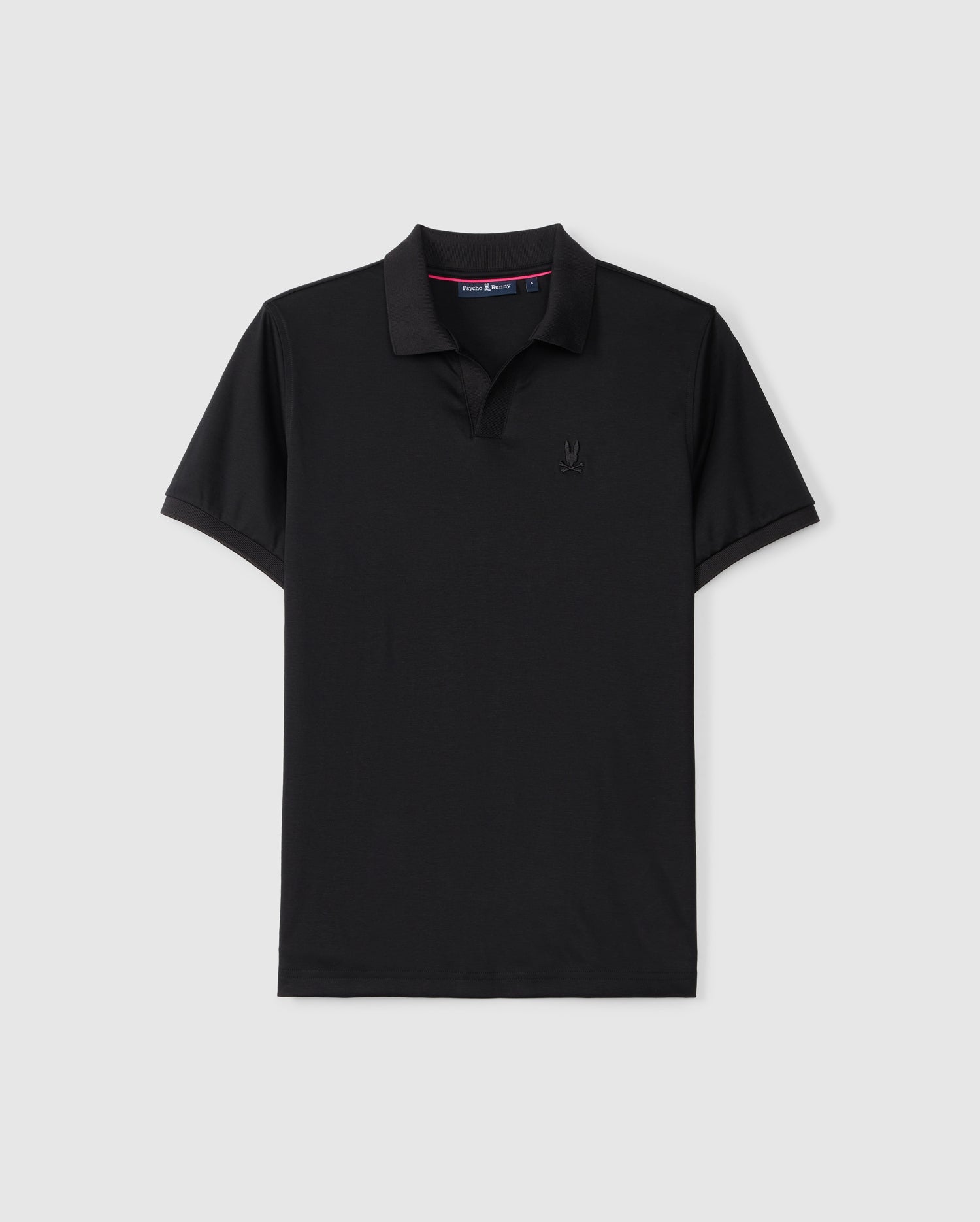 MENS BROADWAY PIMA INTERLOCK JOHNNY COLLAR POLO - B6K891D200