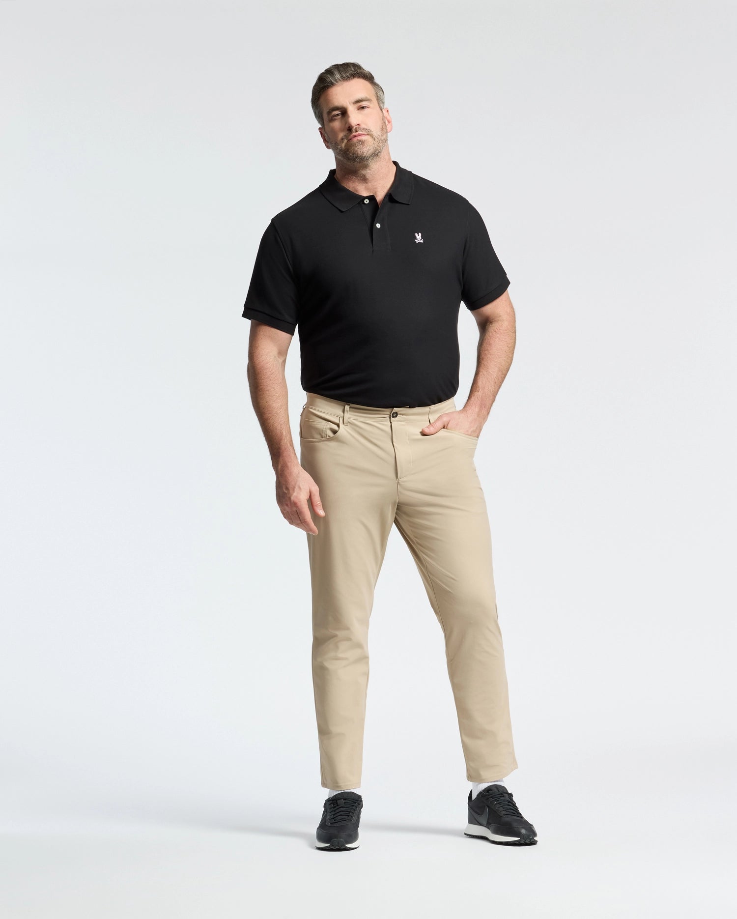 MENS BIG AND TALL CLASSIC PIQUE POLO SHIRT - B9K001ARPC