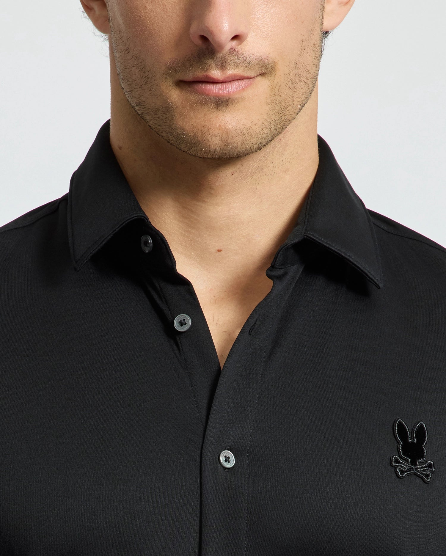 MENS INTERLOCK KNIT SHIRT - B6C188E200