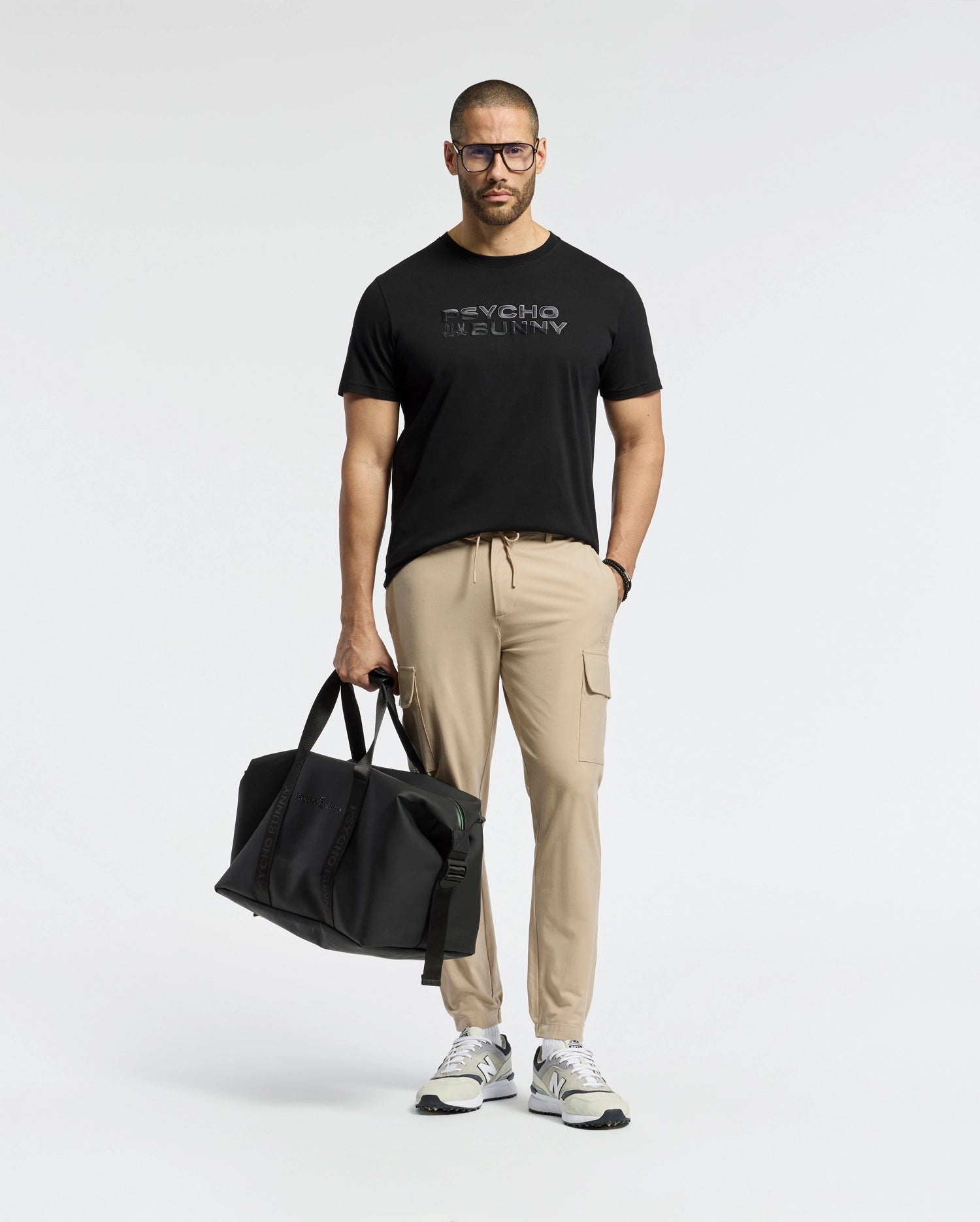 MENS BERNI EMBROIDERED WORDMARK GRAPHIC TEE - B6U417F200