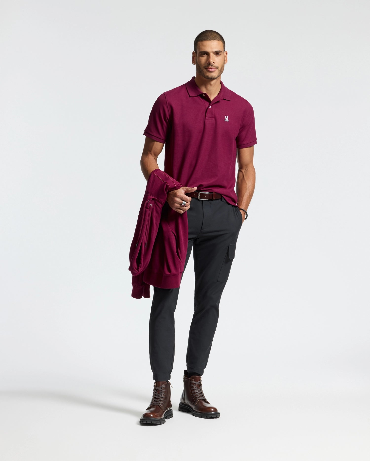 MENS CLASSIC PIQUE POLO SHIRT - B6K001Z1PC