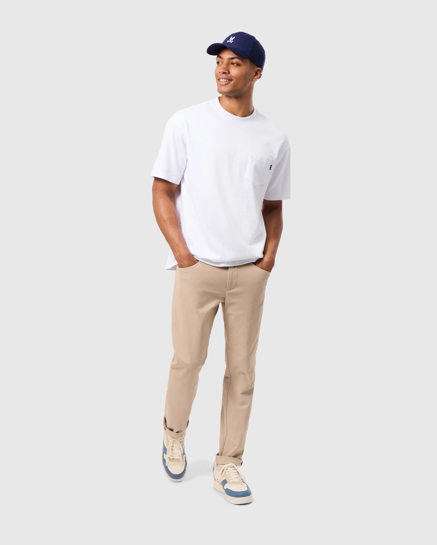 MENS CLYDE OVERSIZED POCKET TEE - B6U012D200