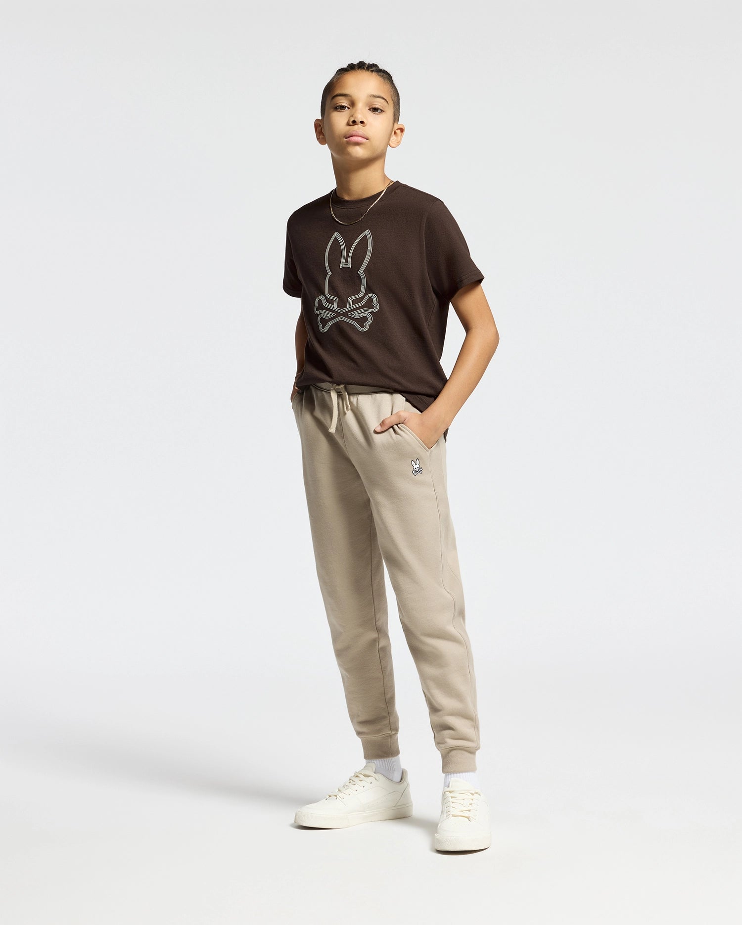 KIDS MONARC FRONT BUNNY GRAPHIC TEE - B0U211E200