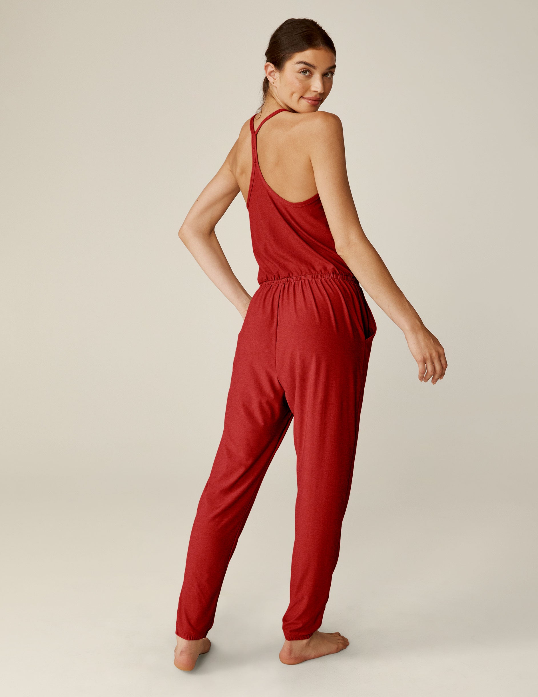 Featherweight Dream Lace Racerback Jumpsuit