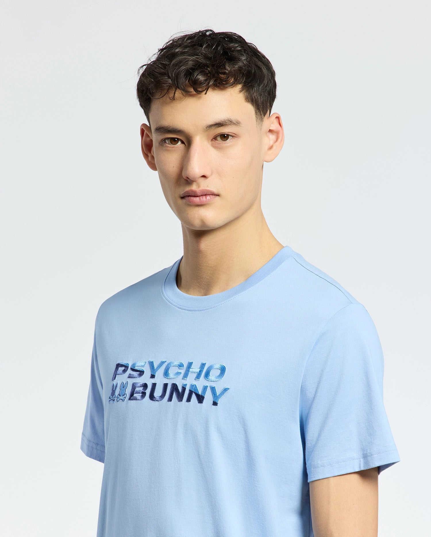 MENS BERNI EMBROIDERED WORDMARK GRAPHIC TEE - B6U417F200